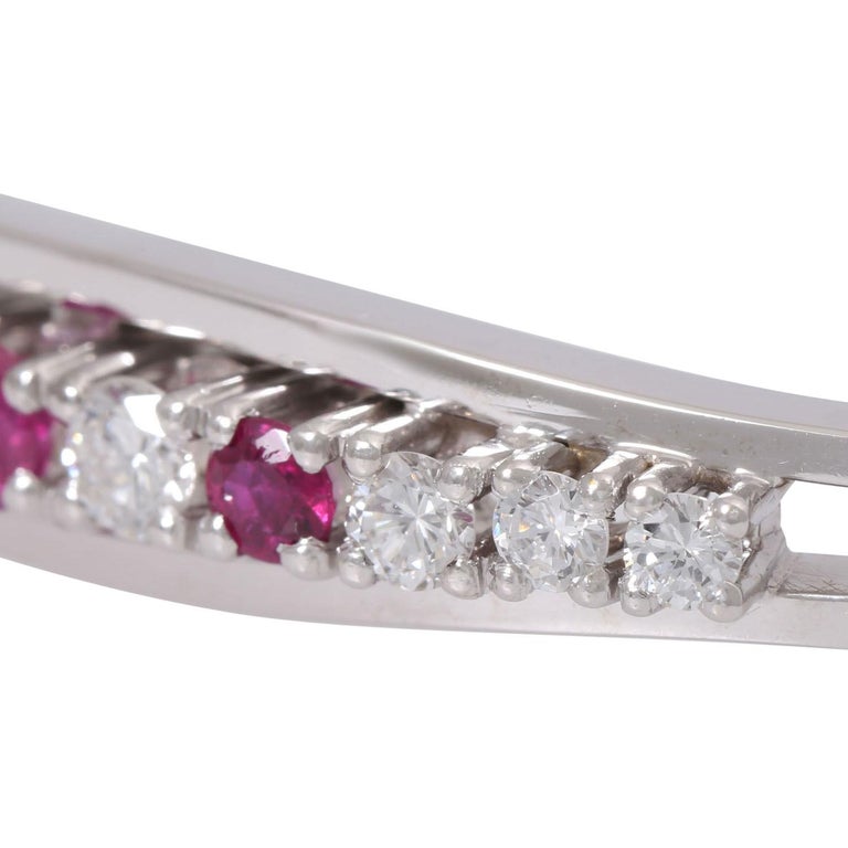 Bangle with Rubies and Diamonds For Sale at 1stDibs