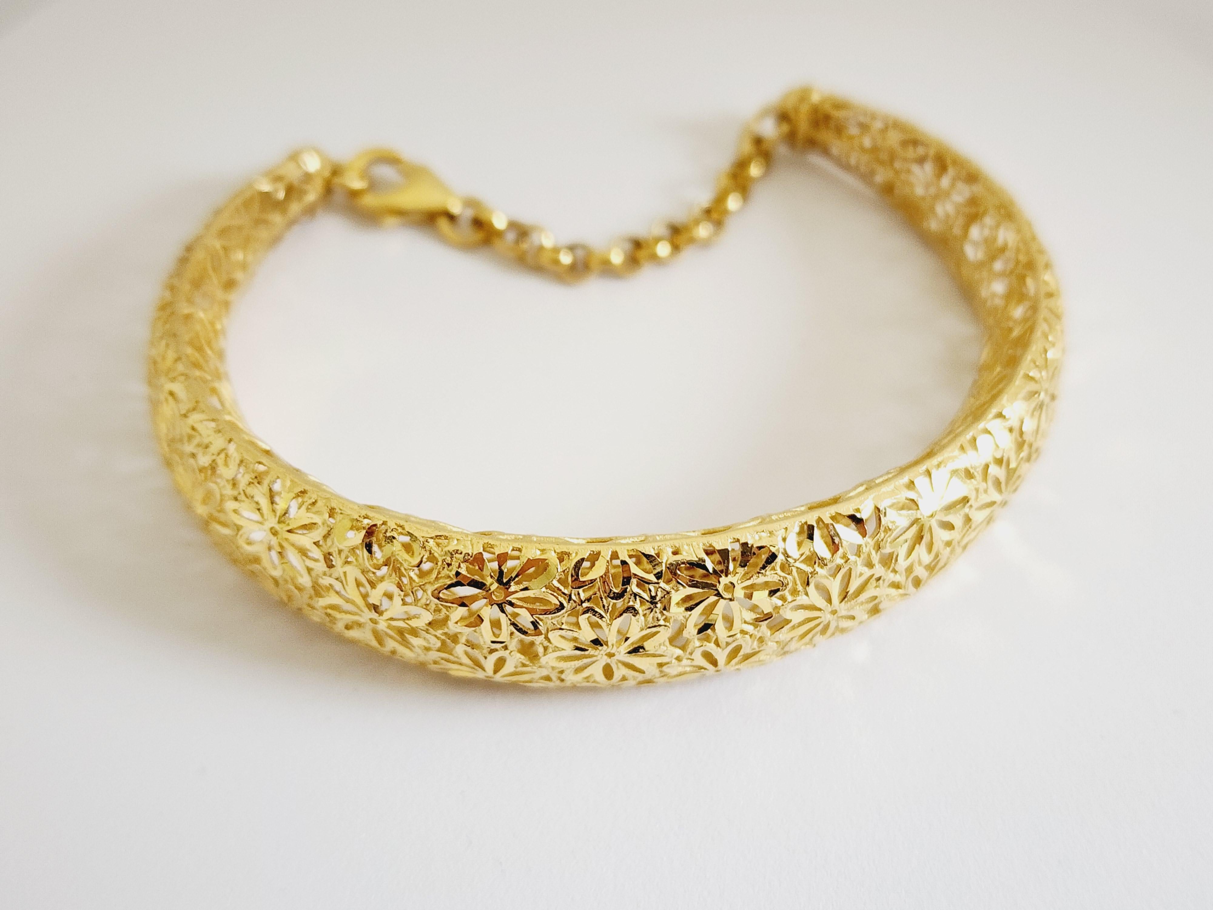 Armreif aus Gelbgold mit 14 Karat 2