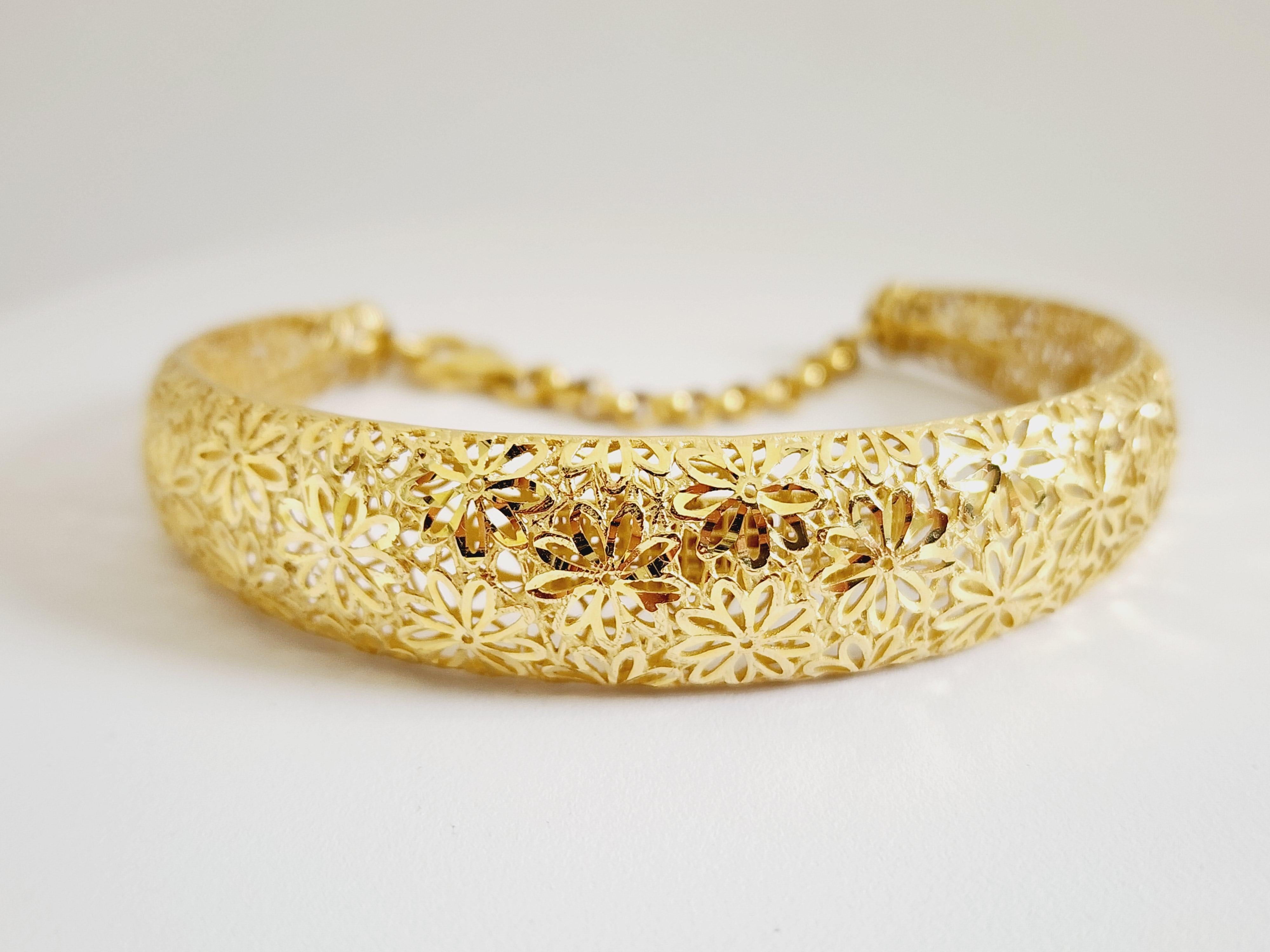 Armreif aus Gelbgold mit 14 Karat 3