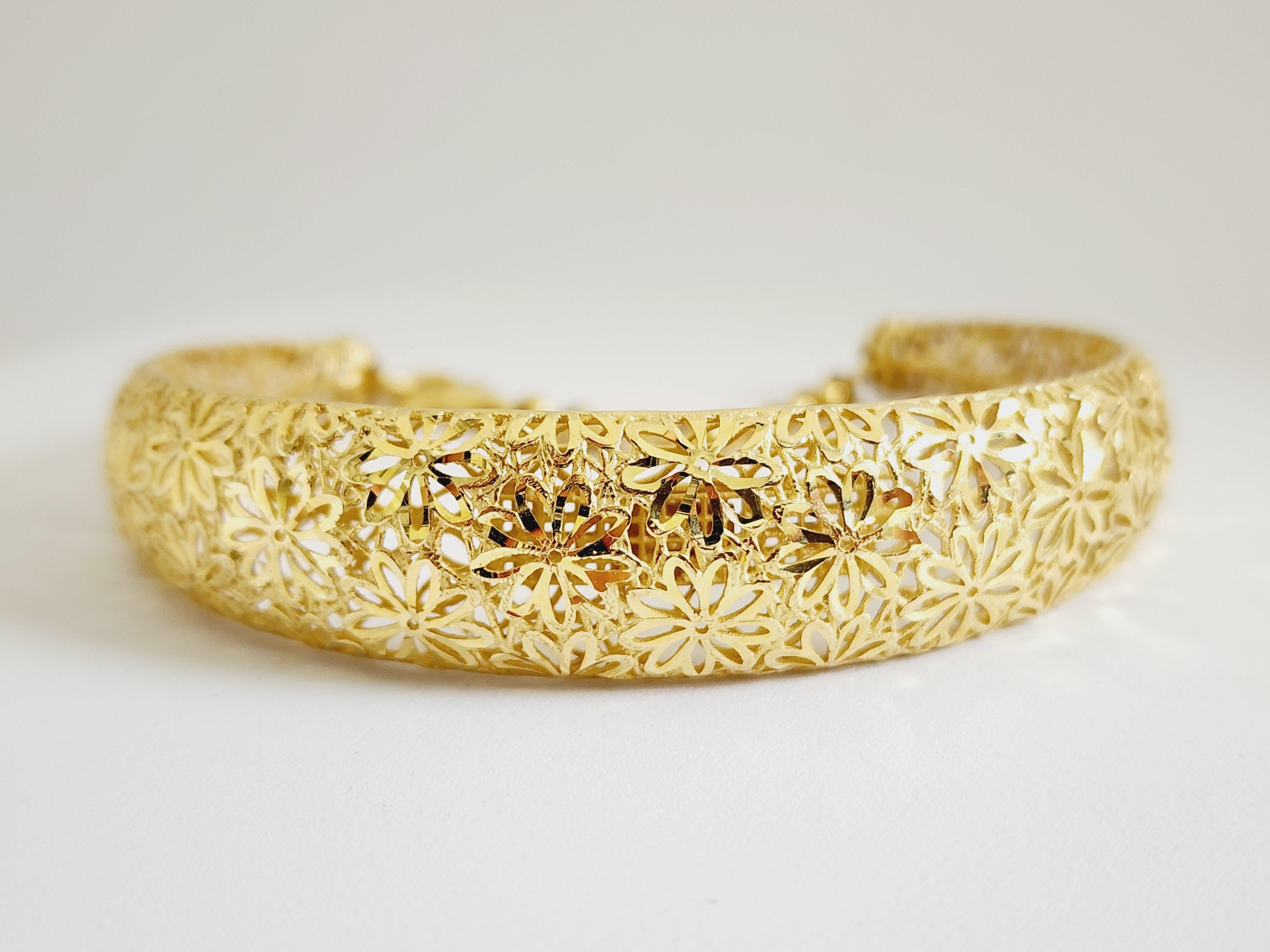Armreif aus Gelbgold mit 14 Karat 4