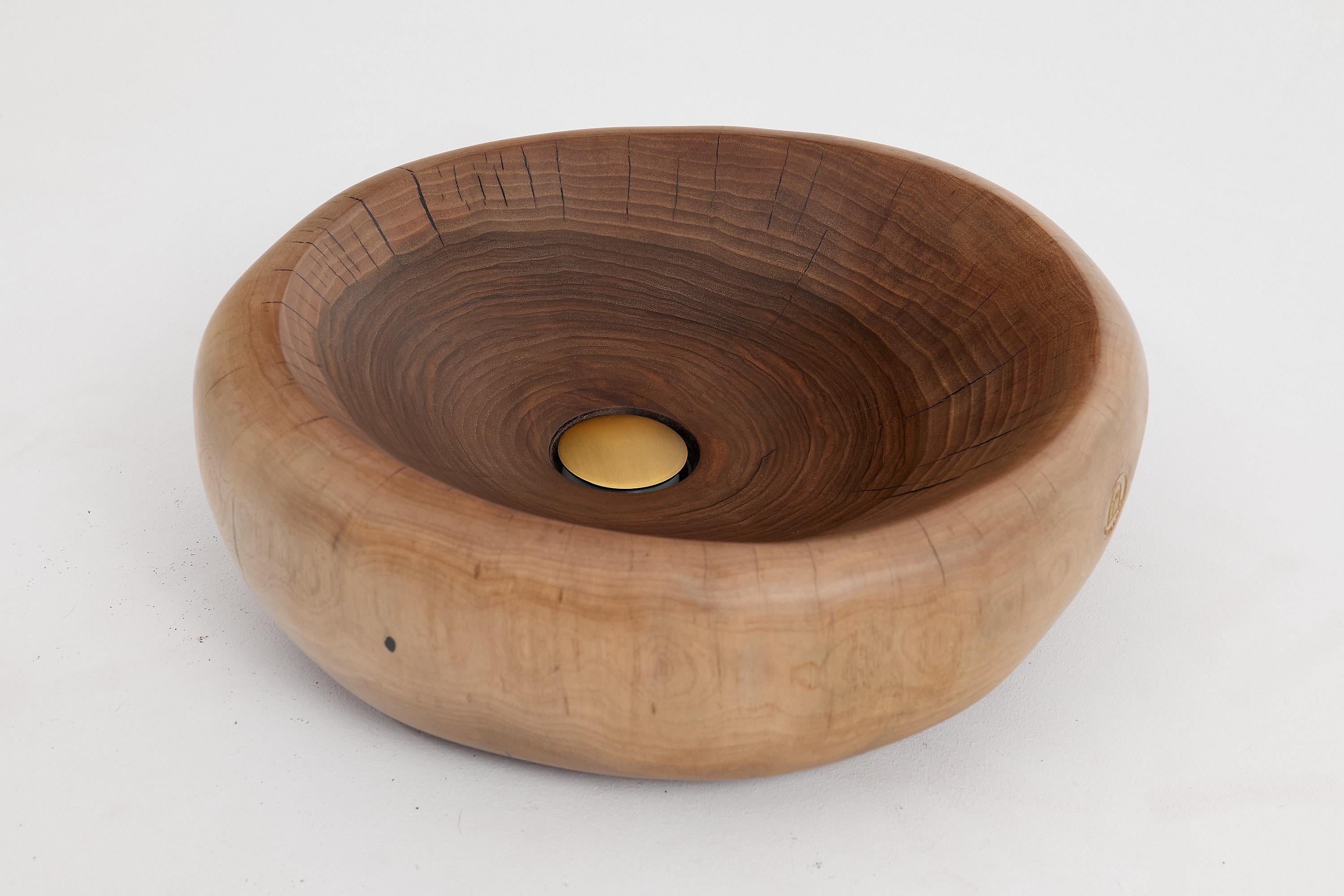 Banik, Waschtisch/Waschbecken aus Massivholz, Original zeitgenössisches Design, Logniture im Angebot 4