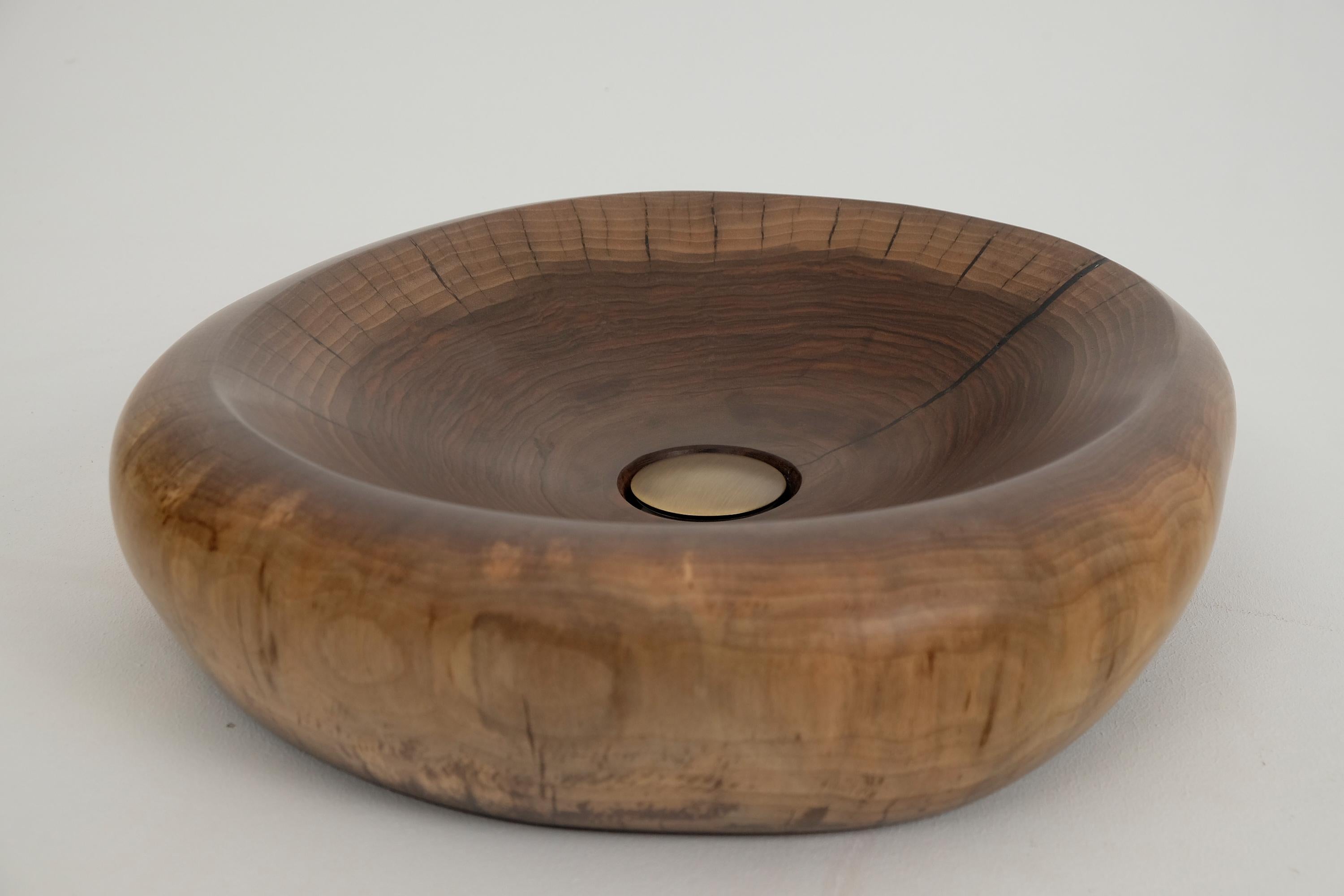 Brutalist Banik, Solid Wood Bathroom Sink/Basin, Original Contemporary Design, Logniture