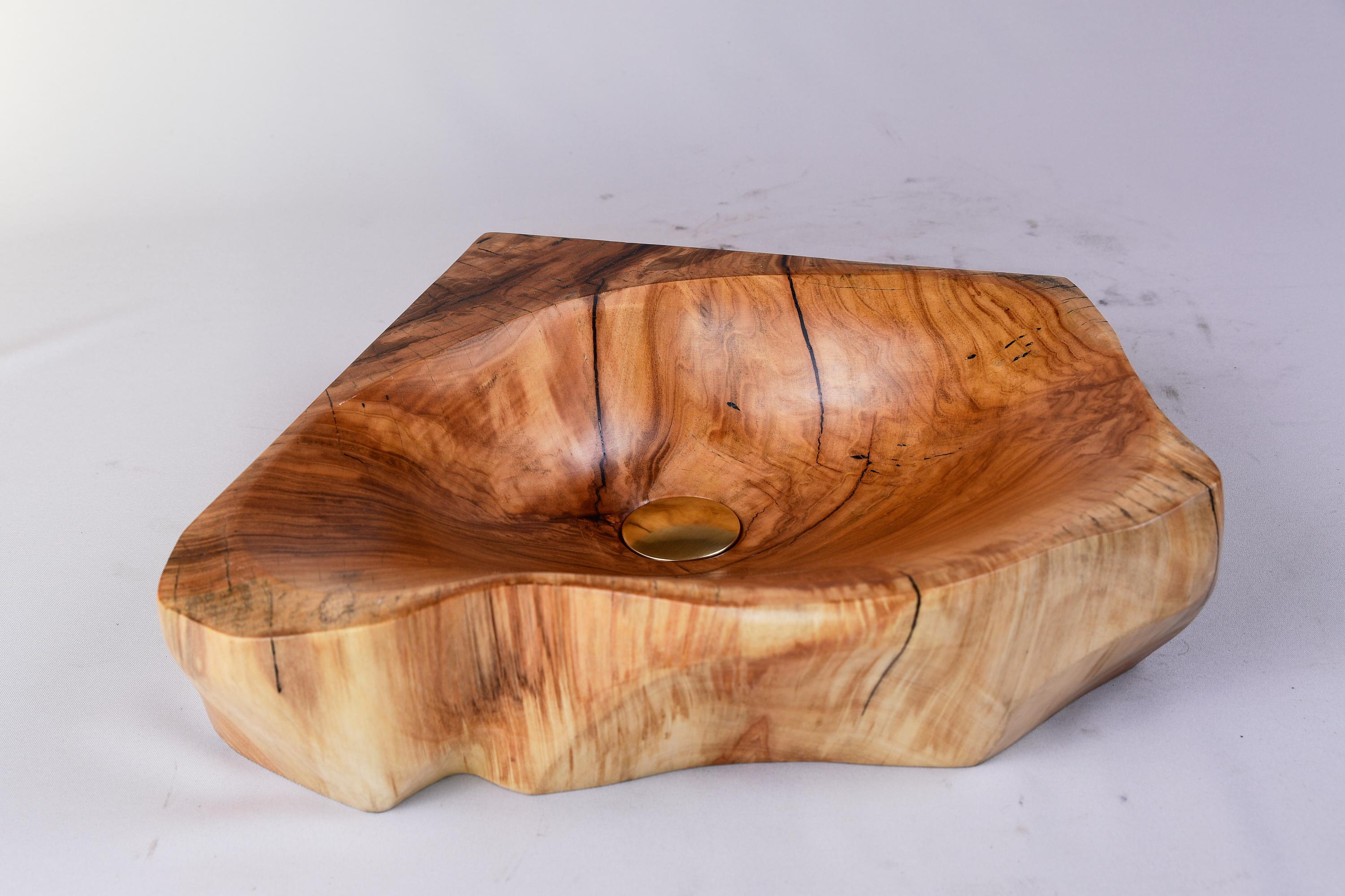Banik, Waschtisch/Waschbecken aus Massivholz, Original zeitgenössisches Design, Logniture (Holz) im Angebot