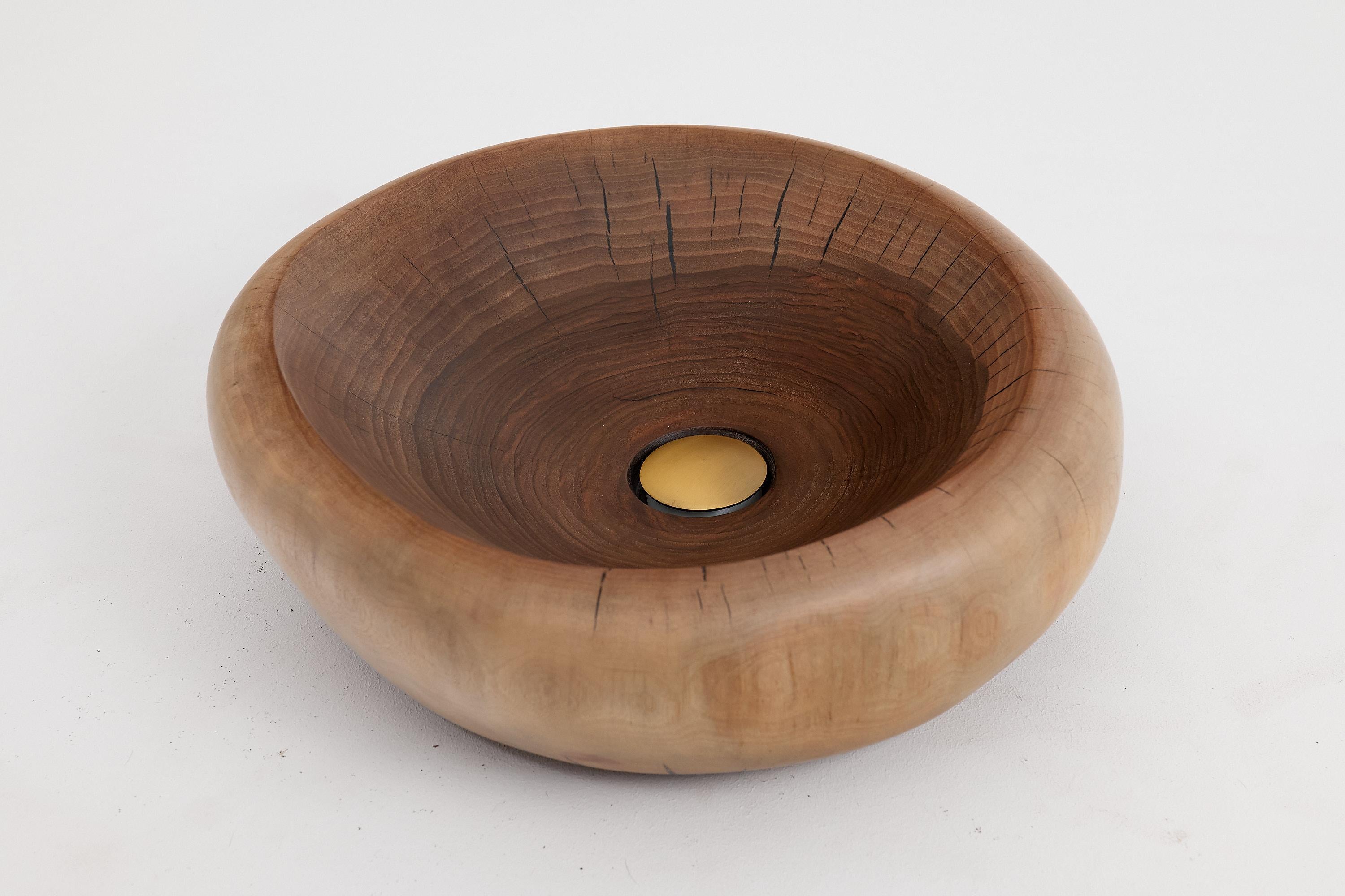 Banik, Waschtisch/Waschbecken aus Massivholz, Original zeitgenössisches Design, Logniture im Angebot 1