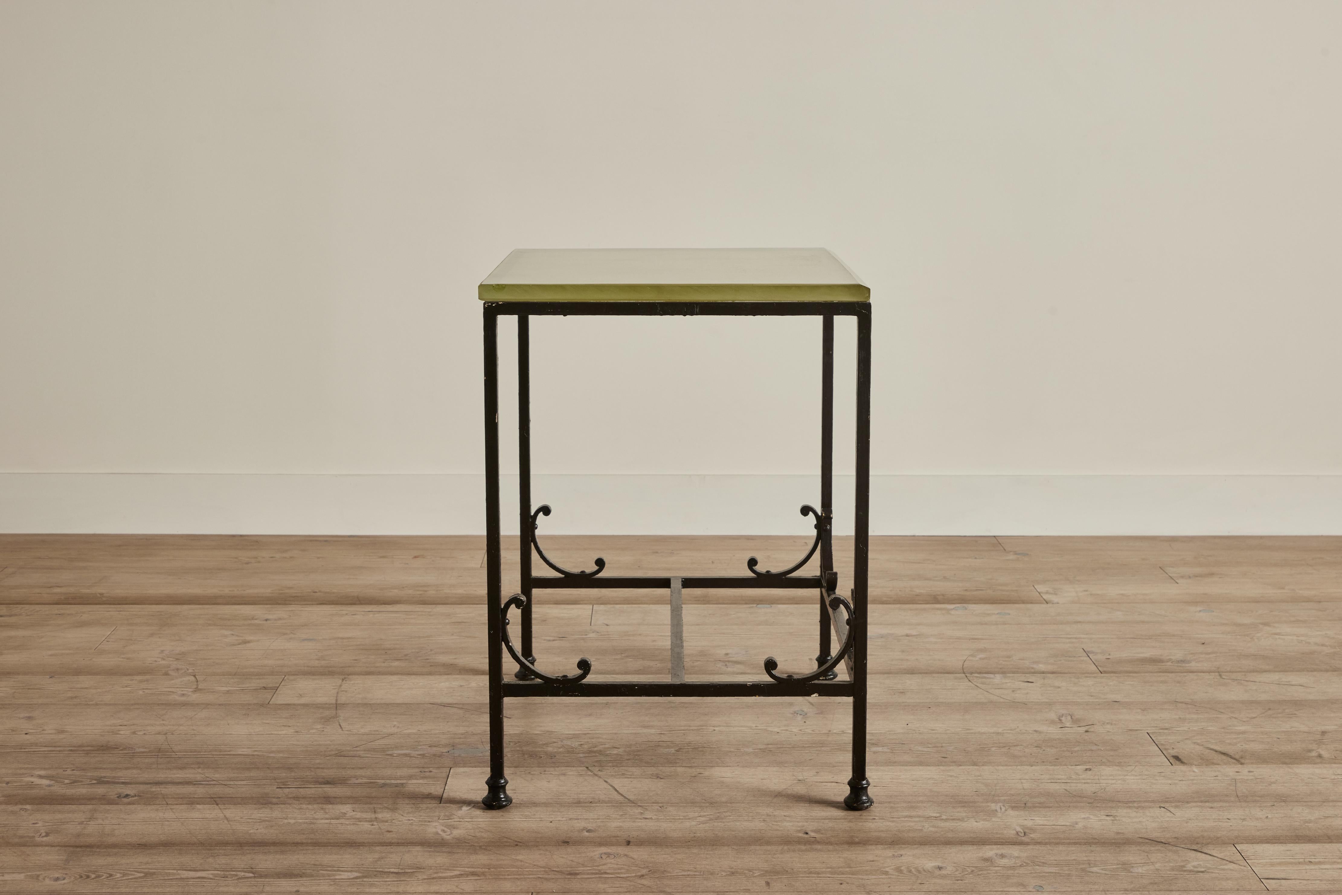 Bank Glass Table No. 1 In Good Condition In Los Angeles, CA