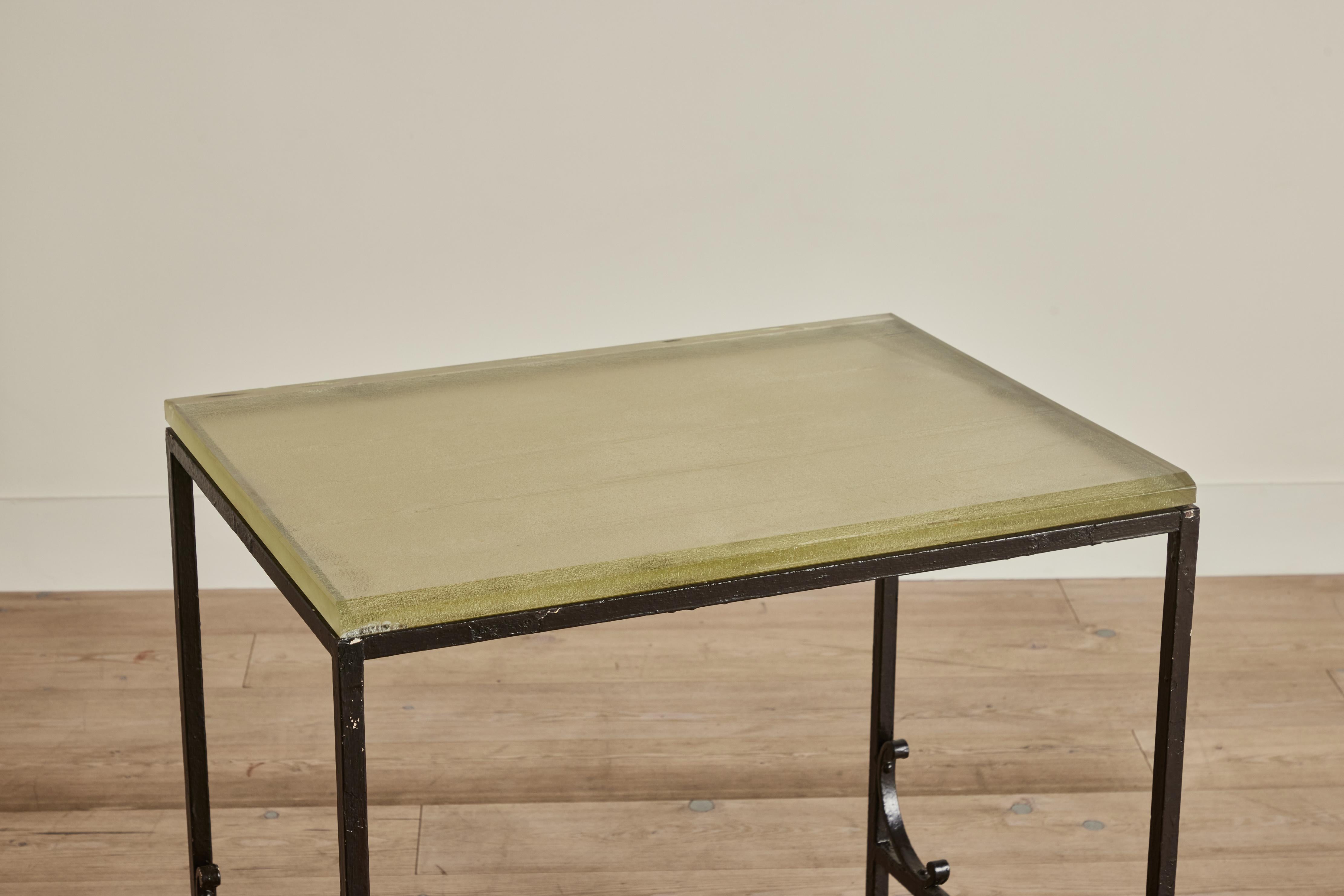 20th Century Bank Glass Table No. 1