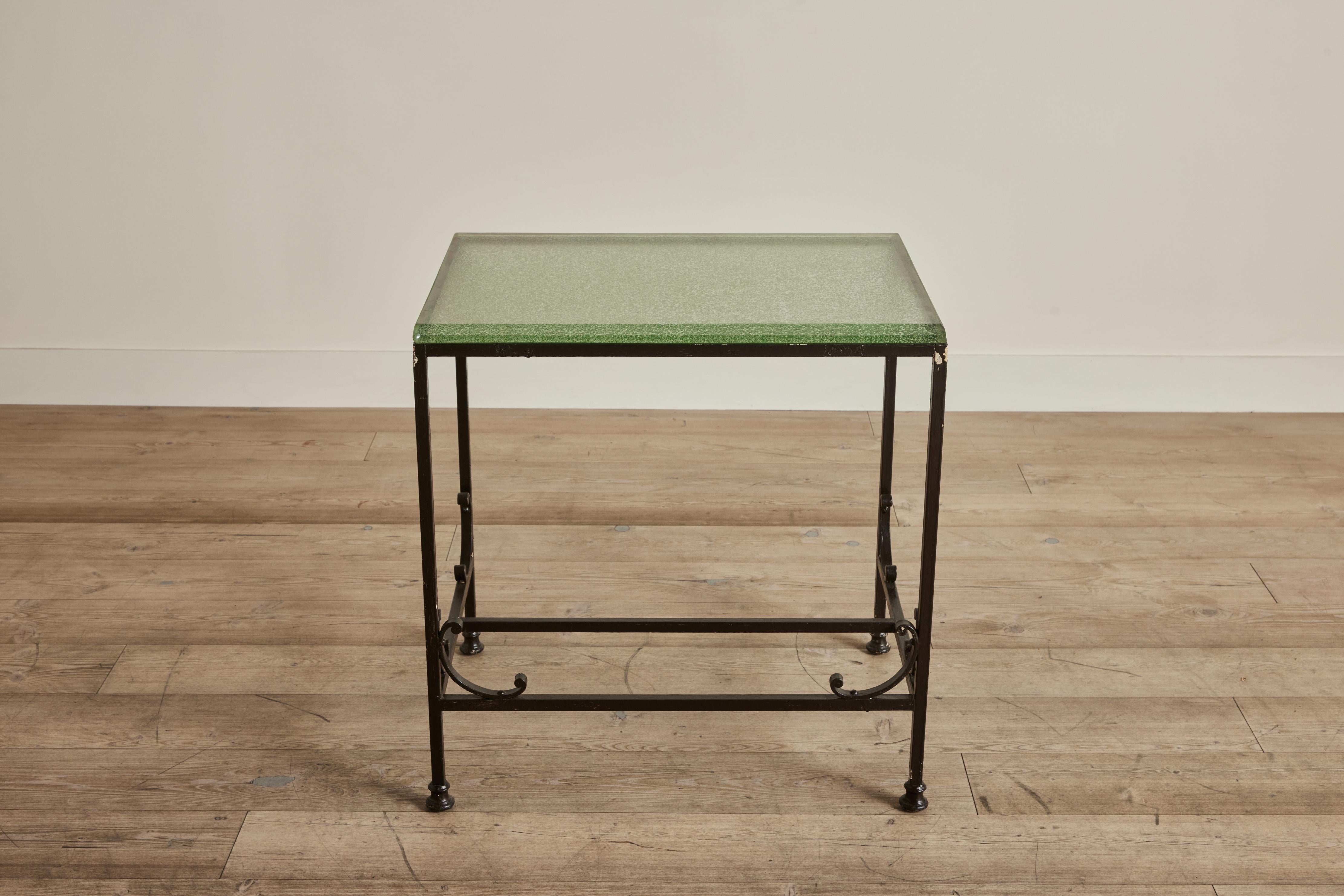 French Bank Glass Table No. 2 For Sale