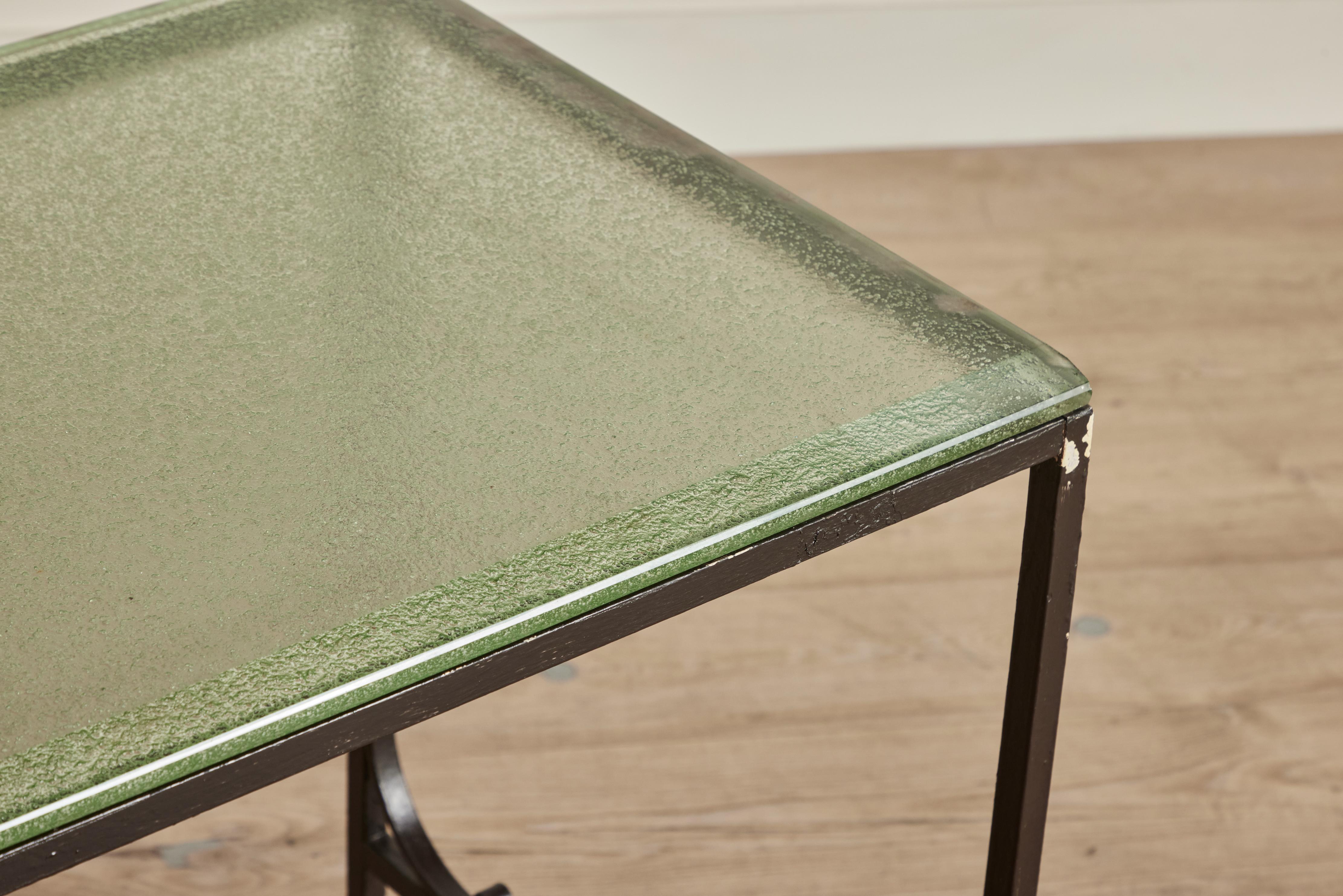 Bank Glass Table No. 2 For Sale 1