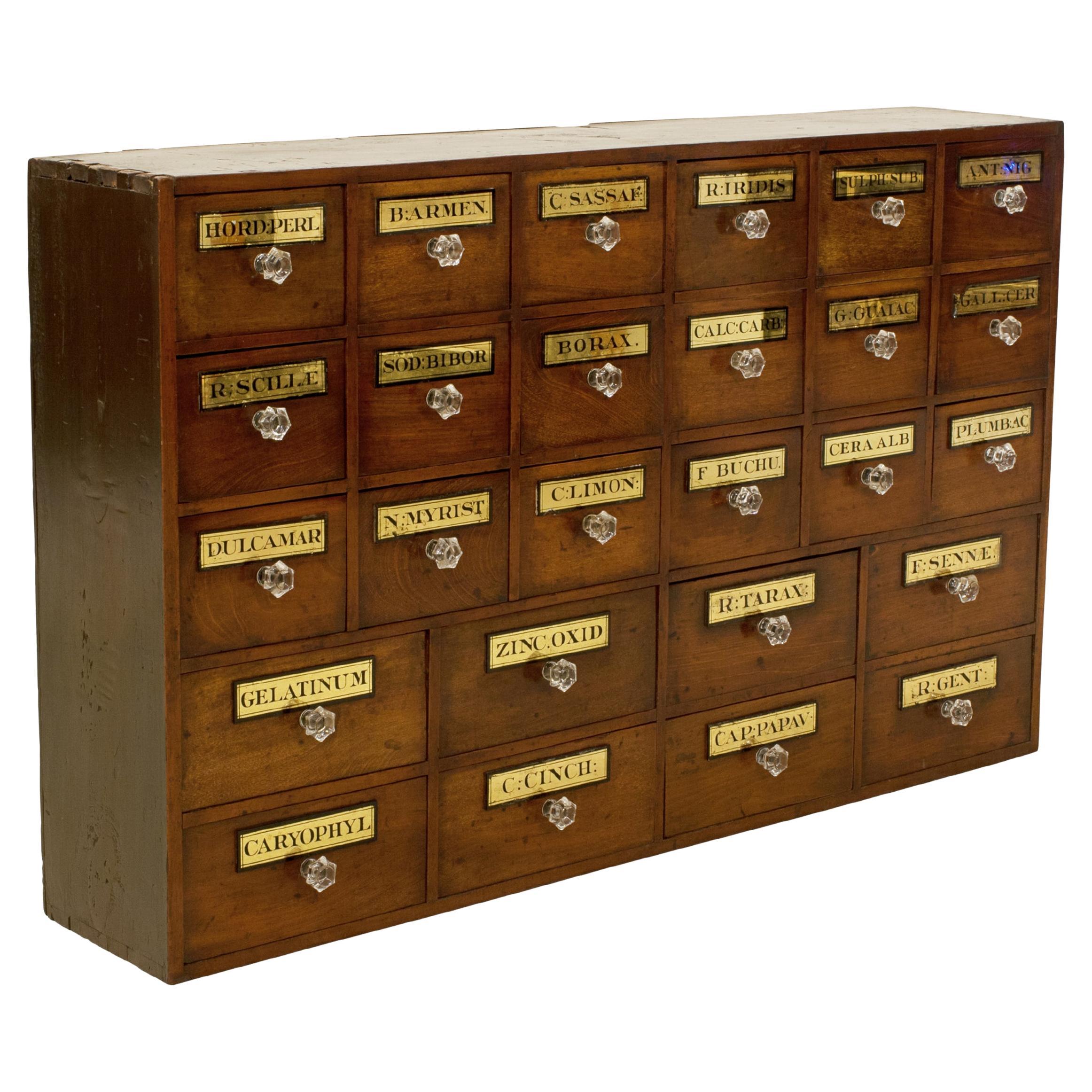 Bank of Apothecary Drawers, Chest Of Drawers.