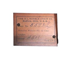 Bank of England Jury Style Swivel Desk Chair by Marble Chair Company c 1920/1930