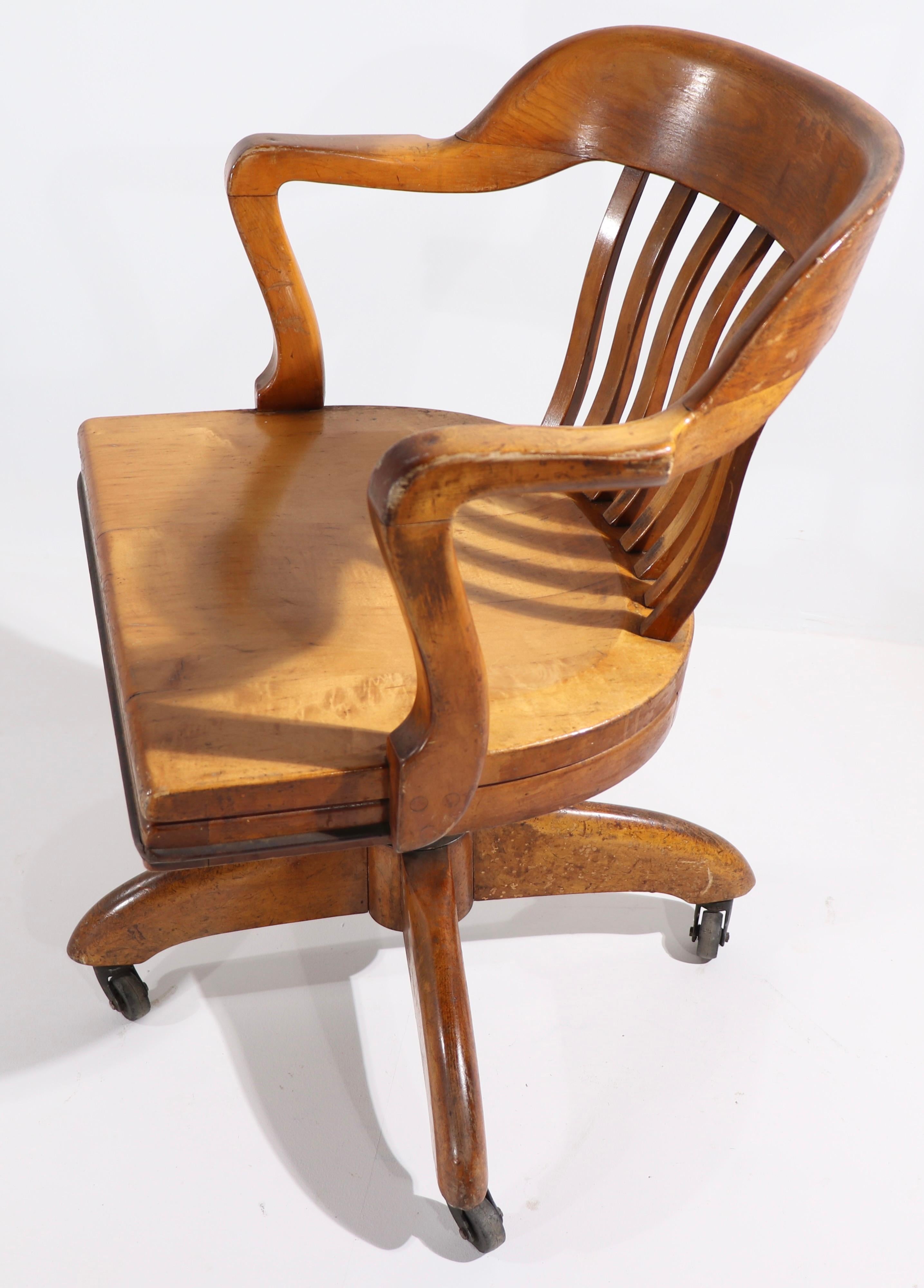 American Bank of England Yale Library Swivel Tilt Desk Chair