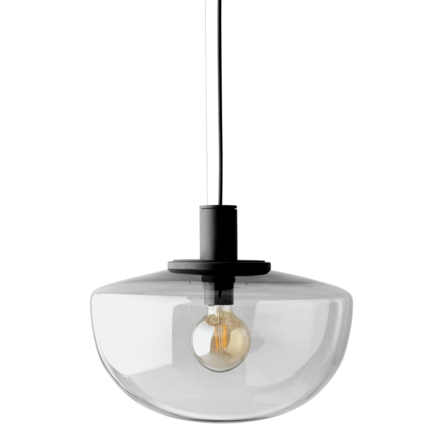 Bank Pendant, Smoked Glass by Norm Architects For Sale