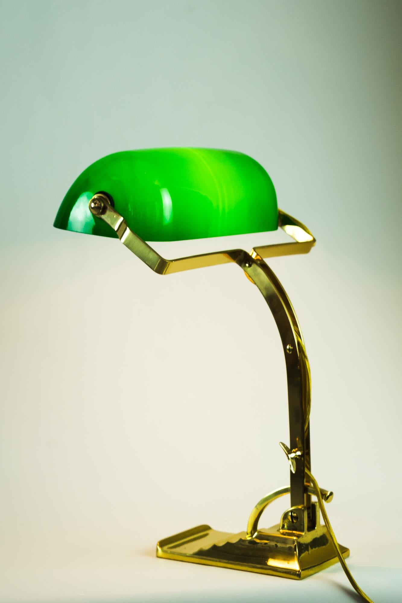 Banker Table Lamp in the Style of Art Deco Made Around 1990s 'New' Not Antique 6