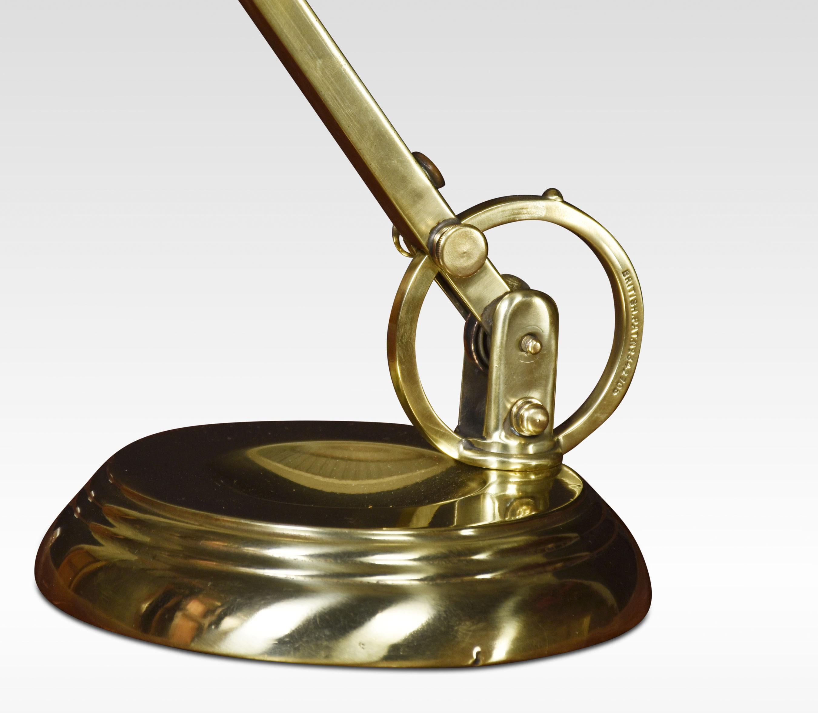 brass bankers desk lamp