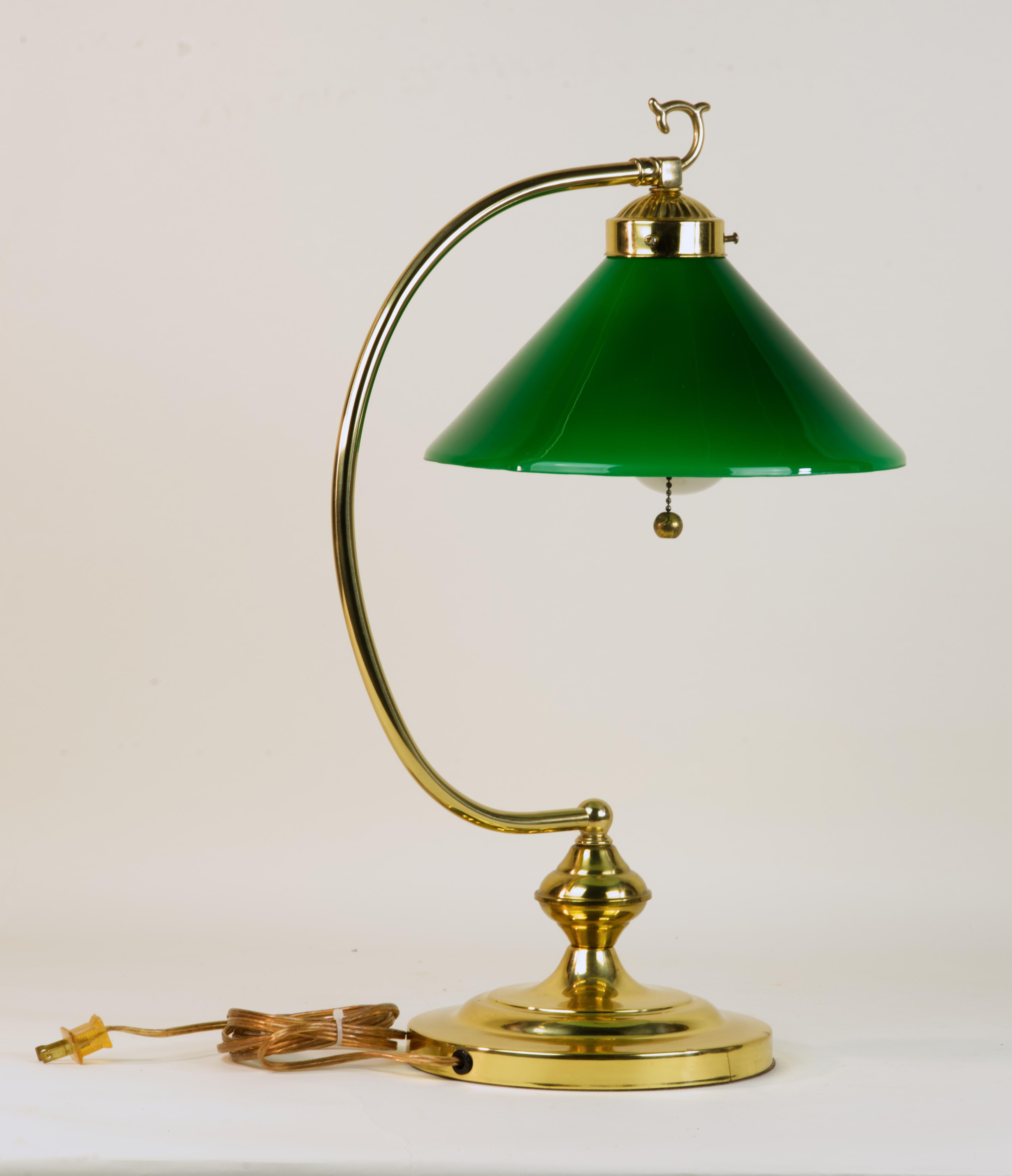 Modern Bankers Lamp 