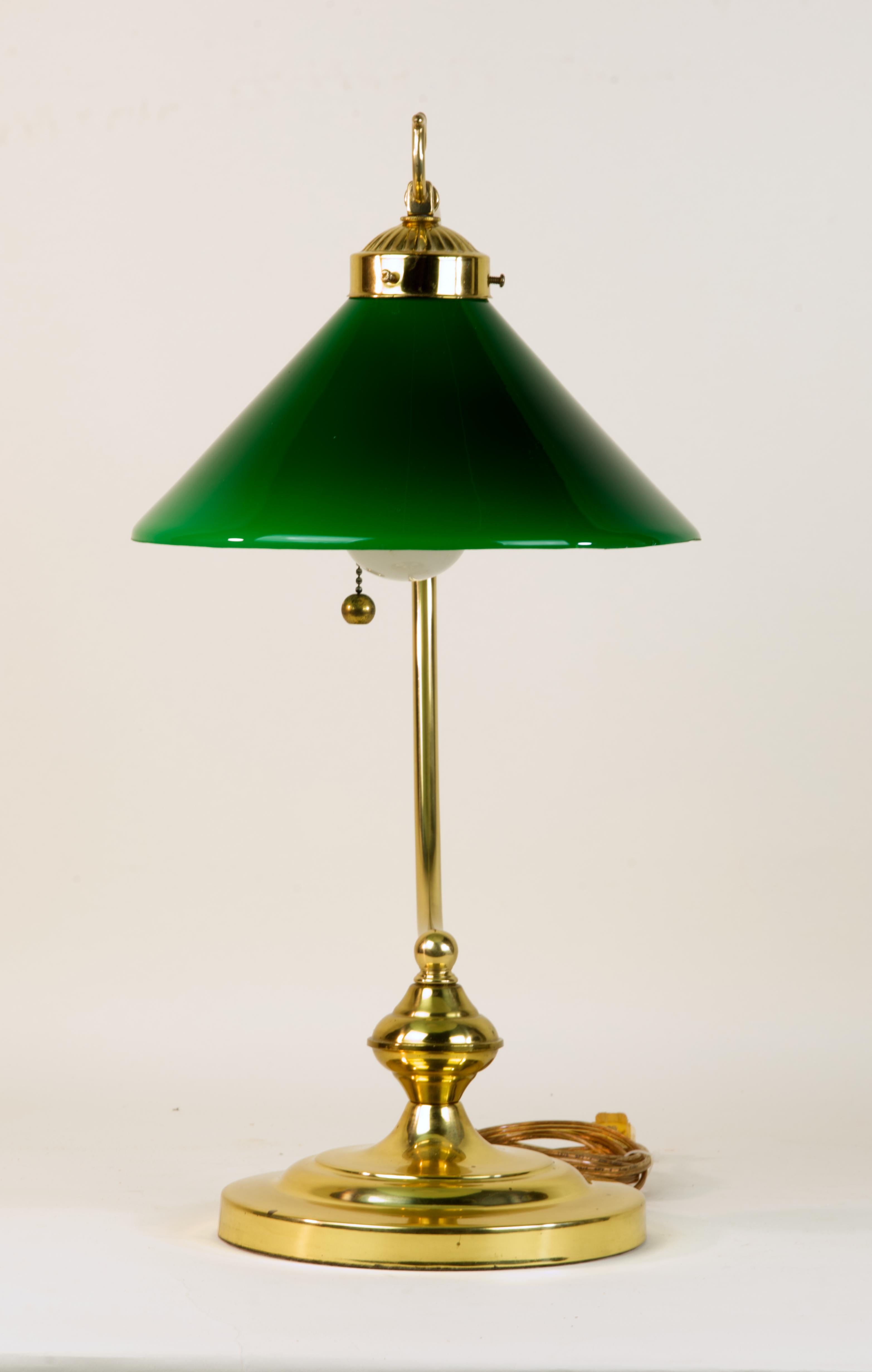 Bankers Lamp  In Fair Condition In Clifton Springs, NY
