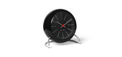 Bankers Table Clock Black