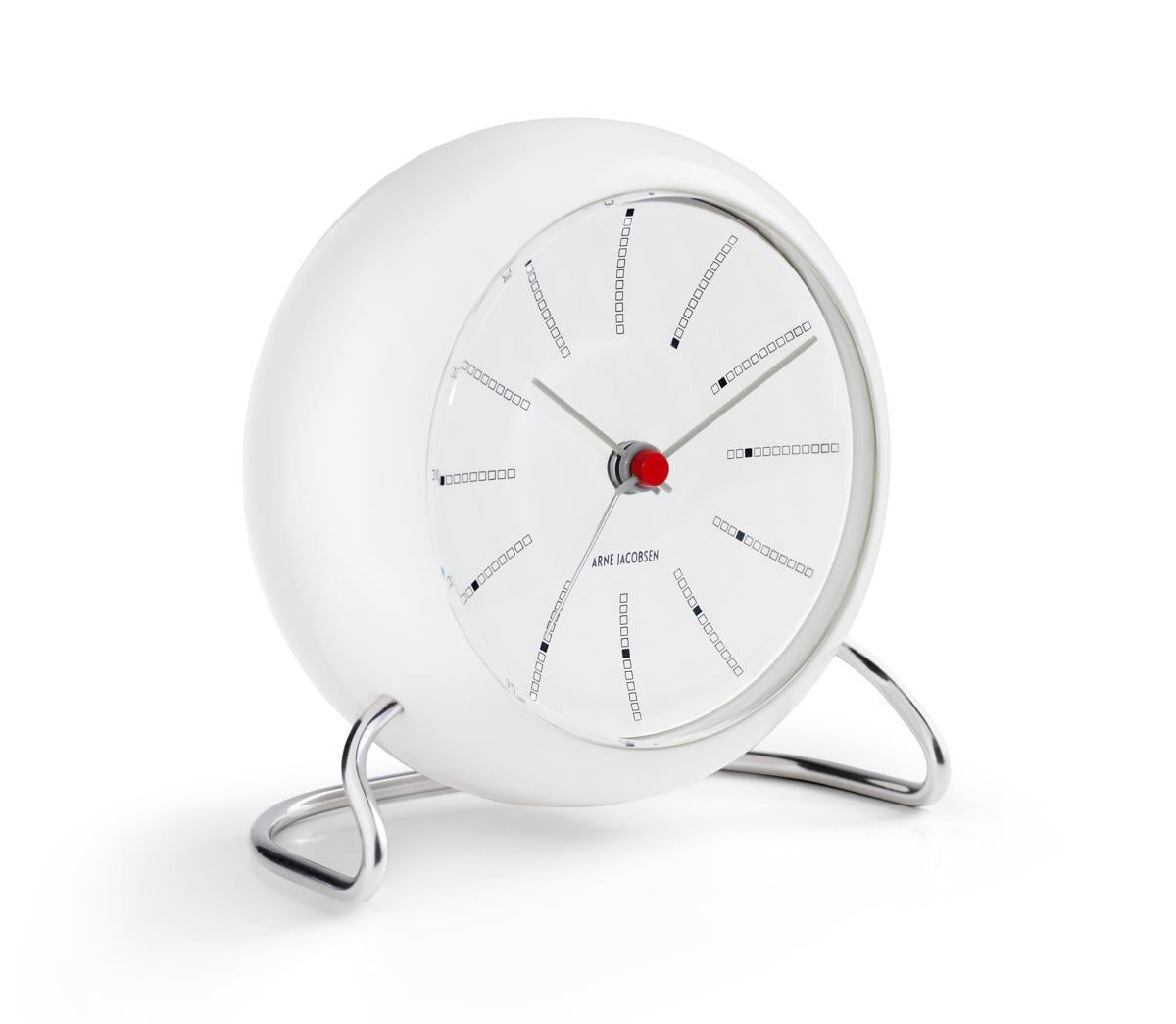 Bankers Table Clock White 
 H: 4.7