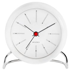 Bankers Table Clock White