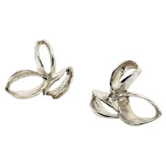 Banksia Pod Stud Earrings in Sterling Silver by Kirsten Muenster Jewelry