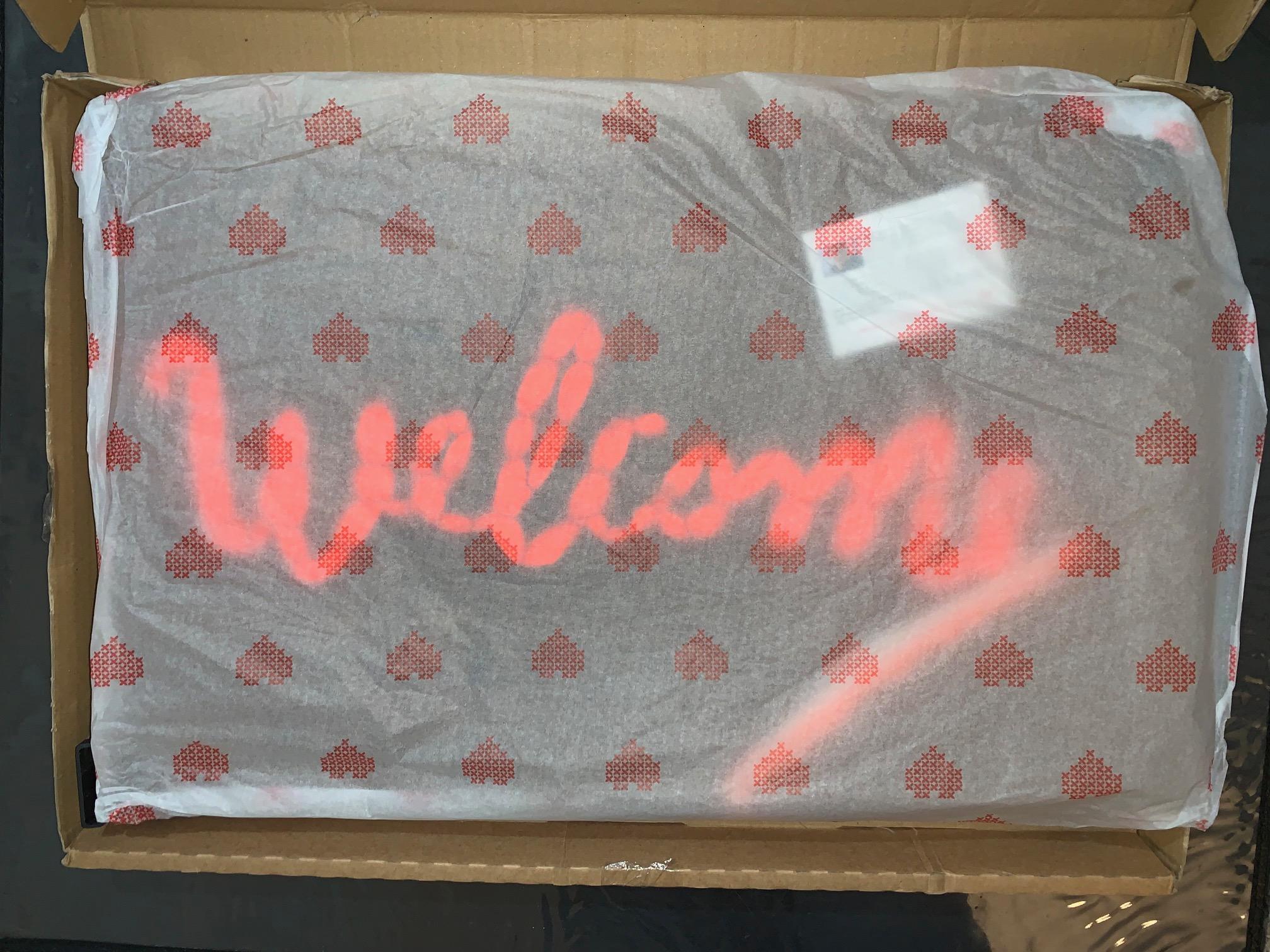 banksy welcome mat