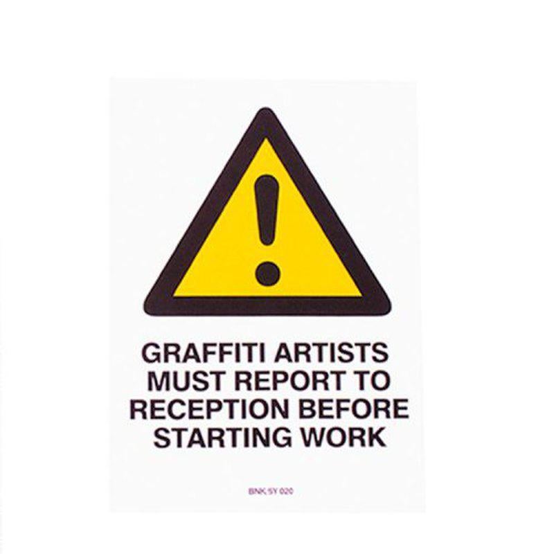 Graffiti Artists Must Report to Reception