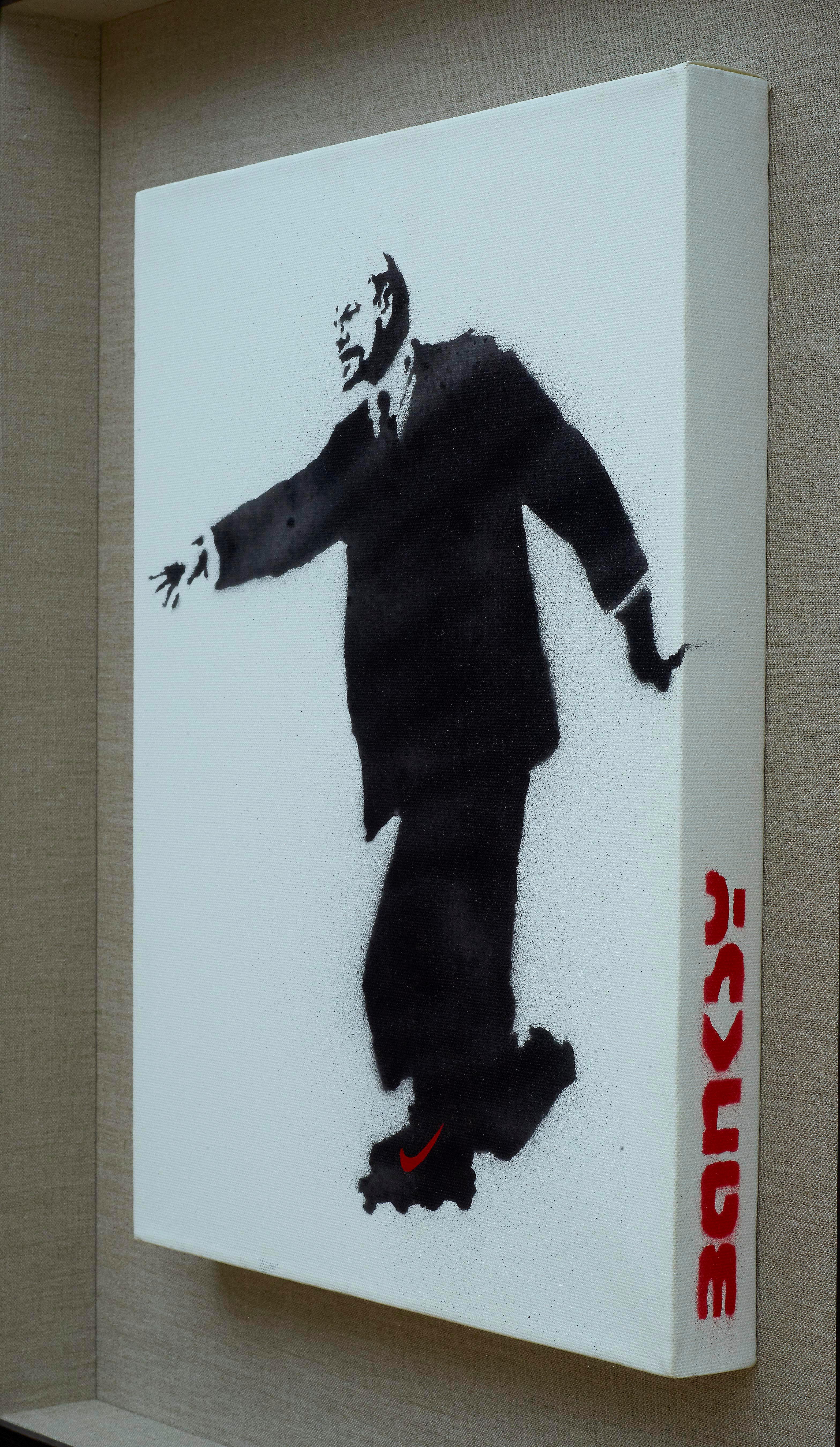 Banksy
Lenin on Roller Skates, 2003
spray paint on canvas
40 x 30 cm
Edition of 25