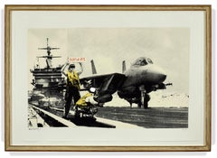 "Applause" limited edition printers proof by British street artist Banksy