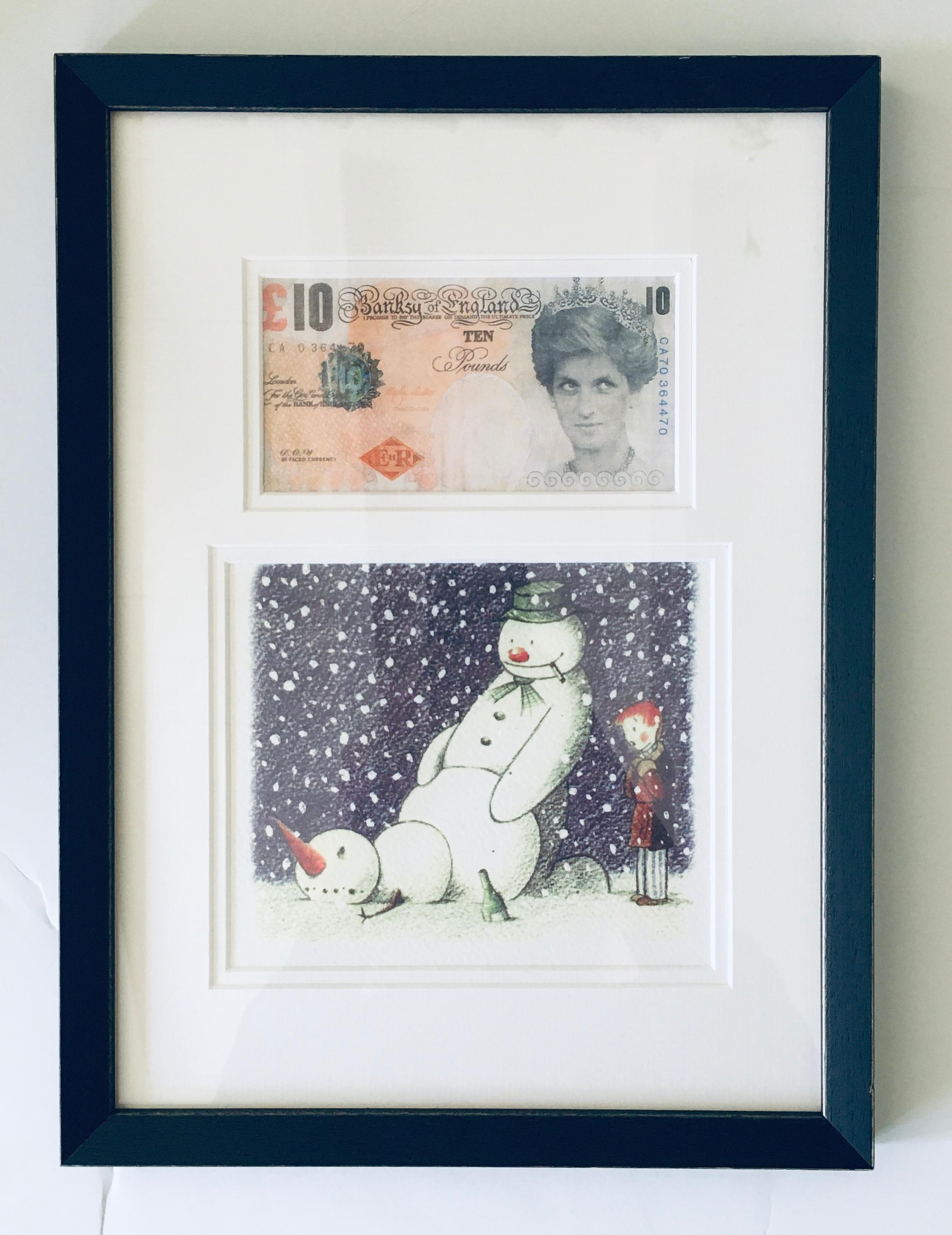 Banksy (British, b. 1974)
Di-Faced Tenner, 2005
Offset lithograph in colors
Sight: 2.75