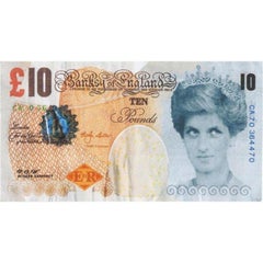 Banksy:: Di-faced Tenner:: lithographie offset:: 2004