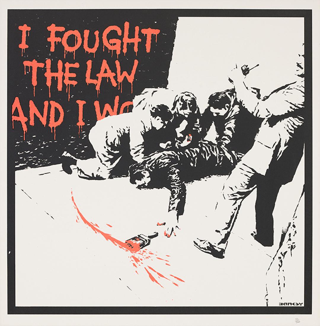 buy banksy i fought the law print