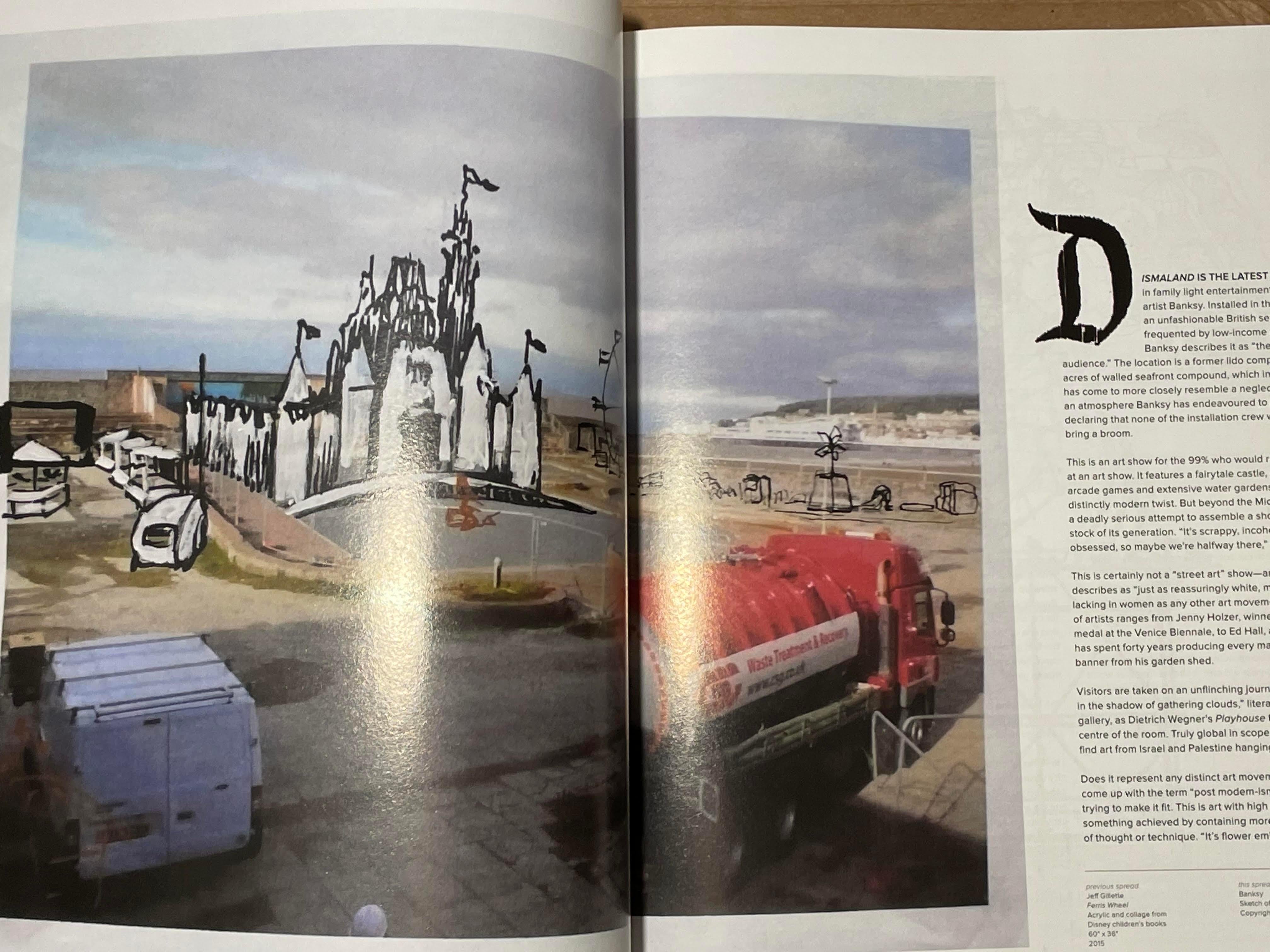 Banksy Juxtapose Magazine DIsmaland 2015 Original Copy Cyrstal Wagner Interview 2