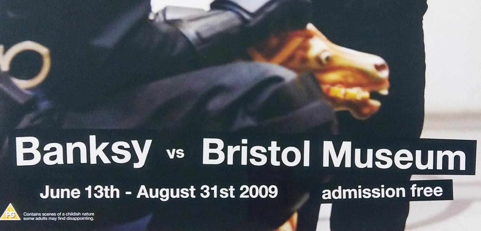 banksy vs bristol museum poster