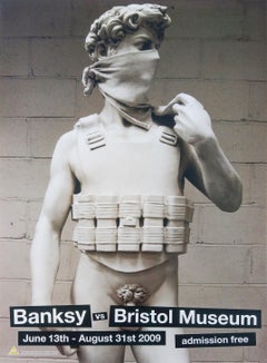 David Banksy vs Bristol Museum, Contemporary Art Show Poster