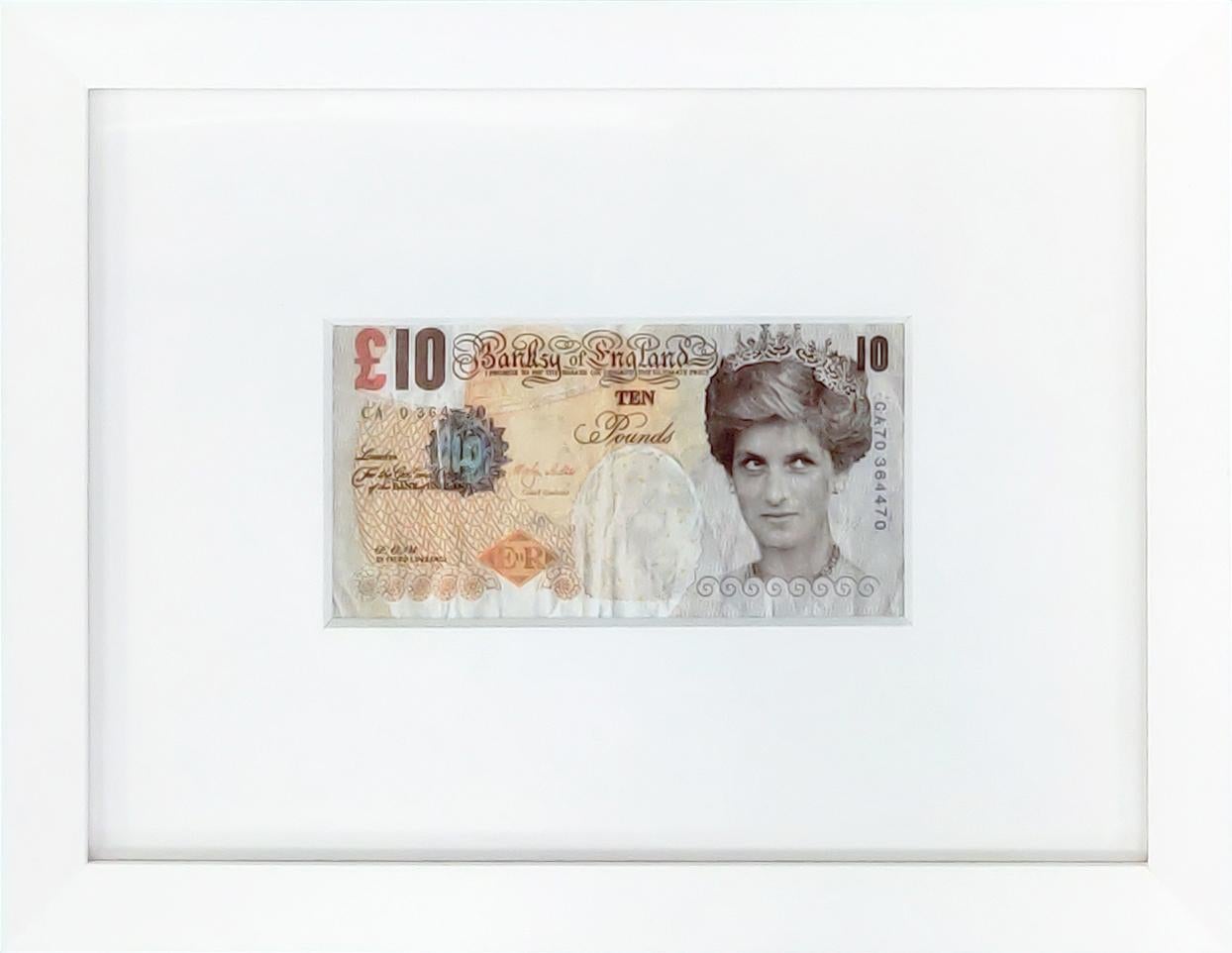 Banksy Figurative Print – DI-FACED TENNER (10 GBP SCHLUSS)