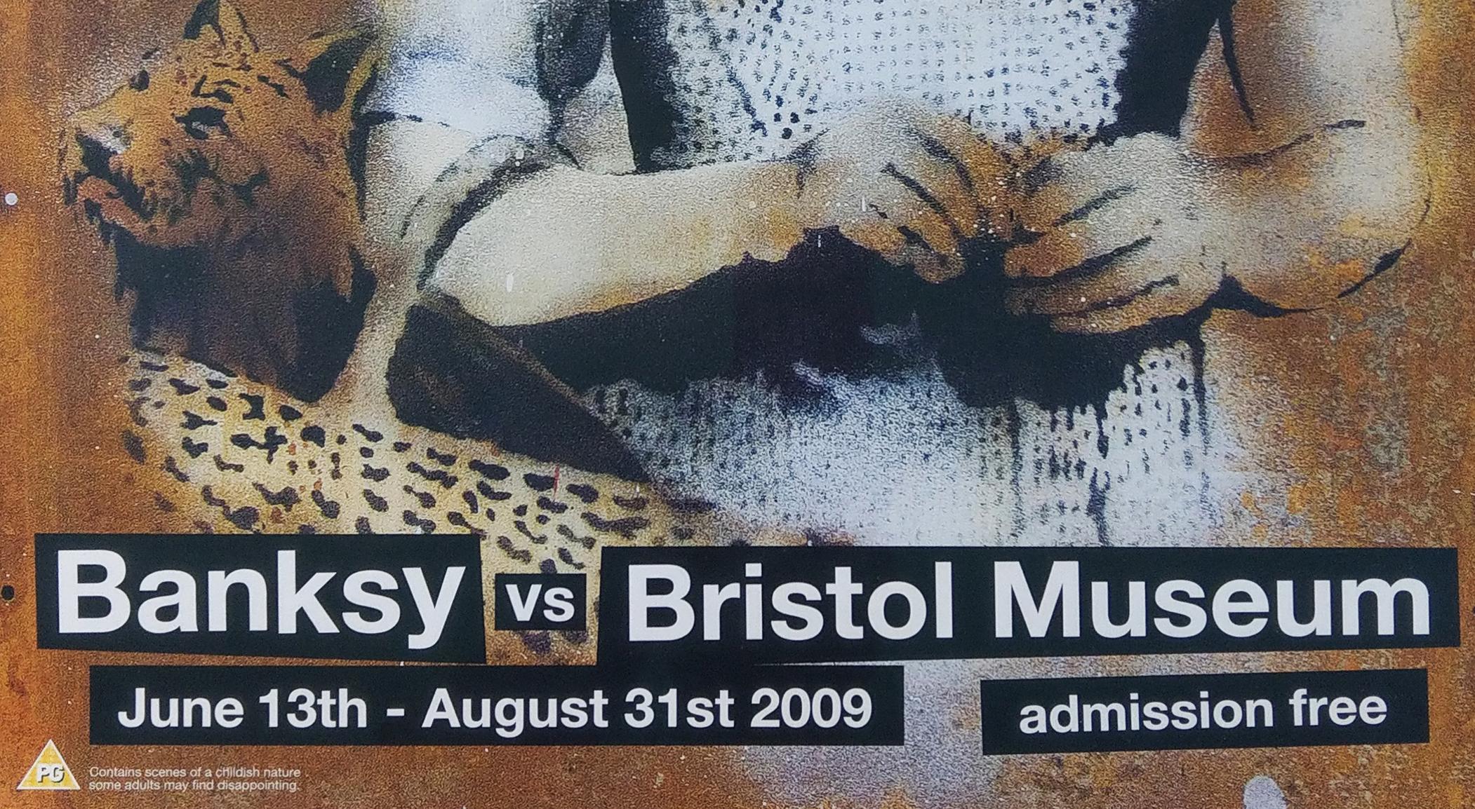 banksy bristol museum poster