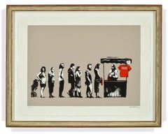 "Festival/Destroy Capitalism" L.A. series limited edition Banksy screenprint