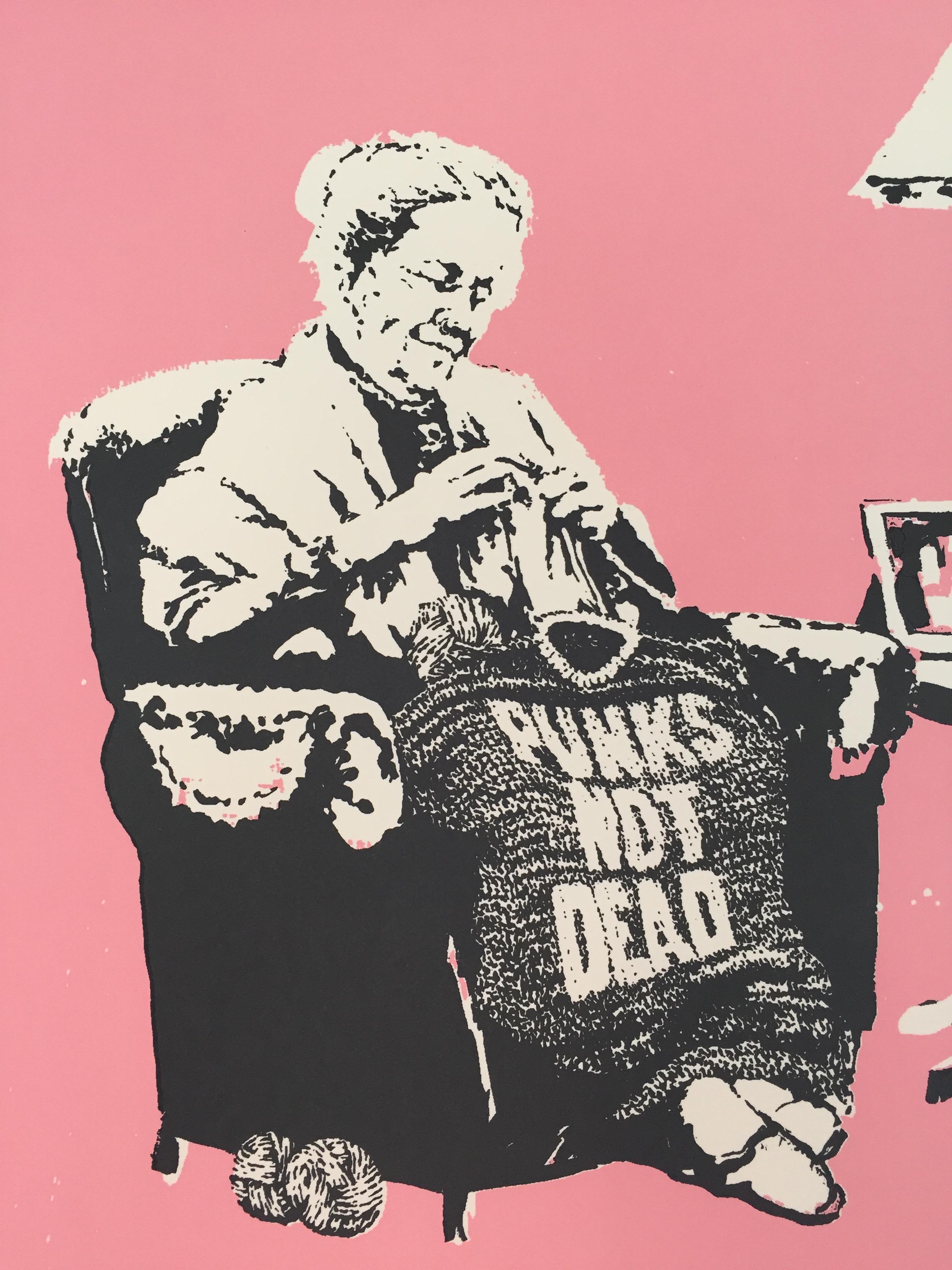 banksy grannies print