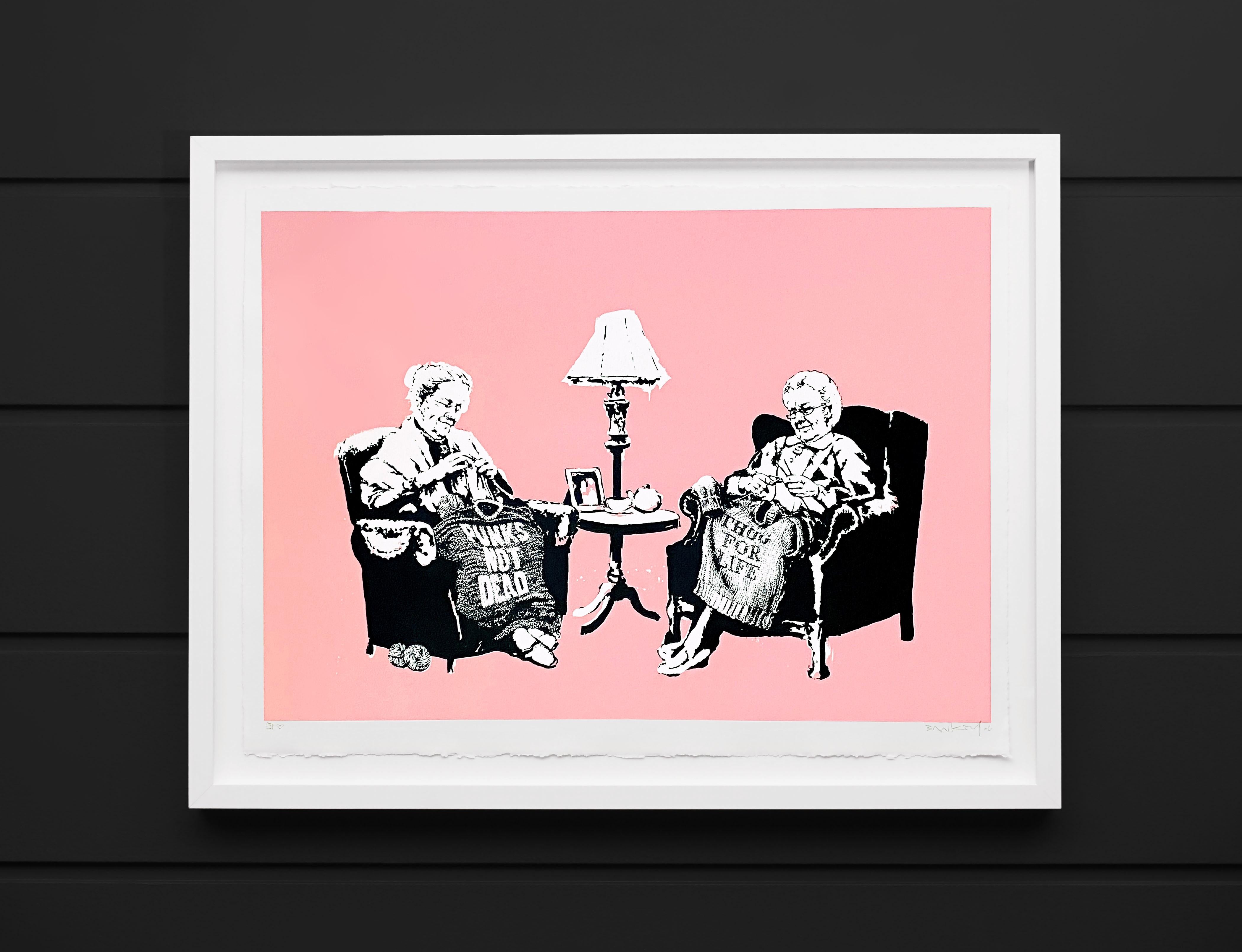 Grannies (Unique), 2006 - Print by Banksy
