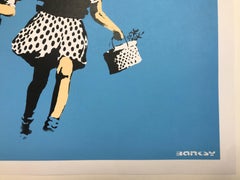 "Police Kids" limited edition screenprint by British graffiti artist BANKSY