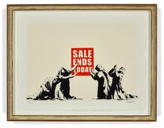 "Sale Ends" L.A. series printers proof by British street artist Banksy