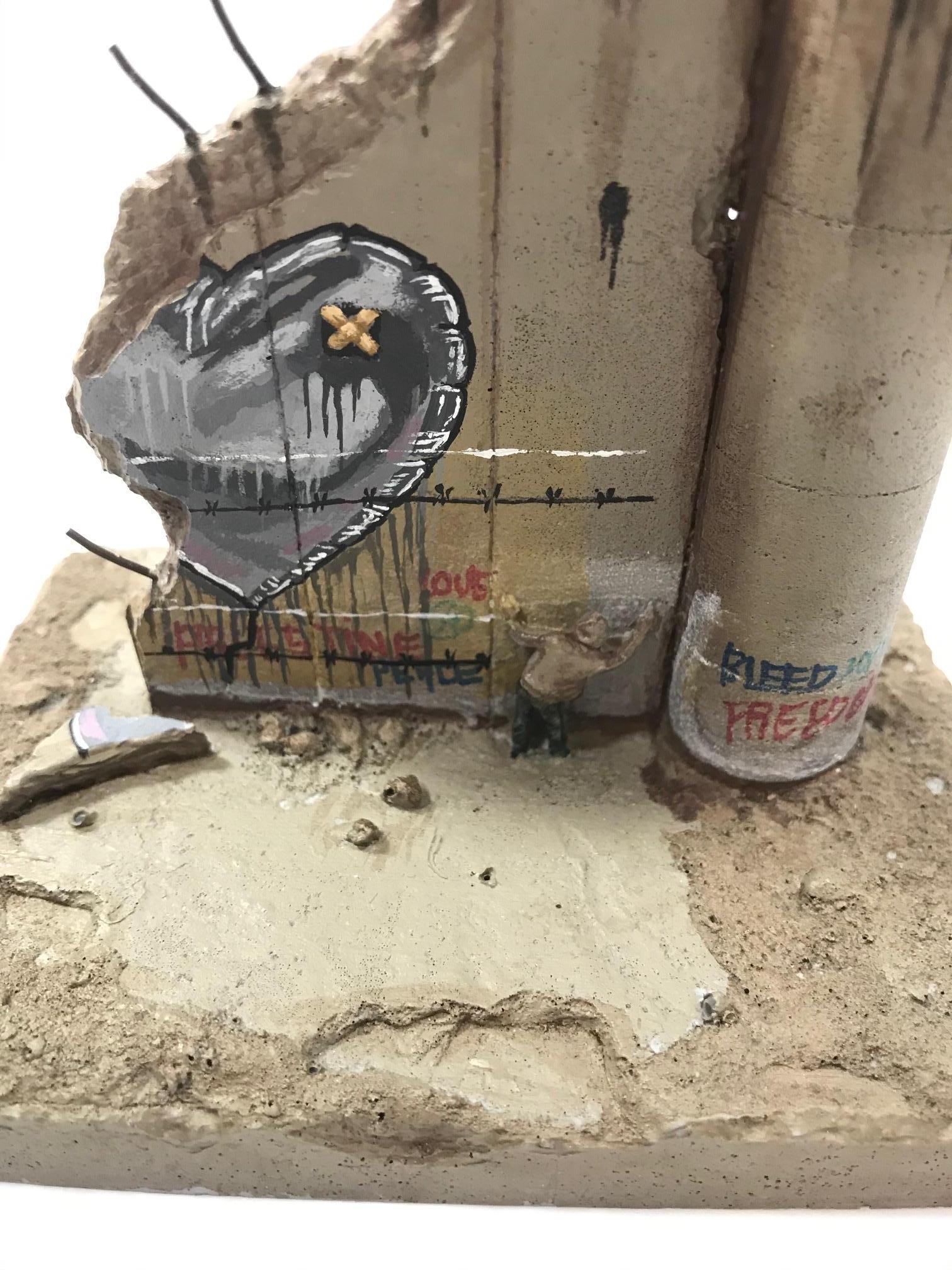 Banksy Broken Heart Palestine Sculpture From The Walled Off Hotel 2019  2