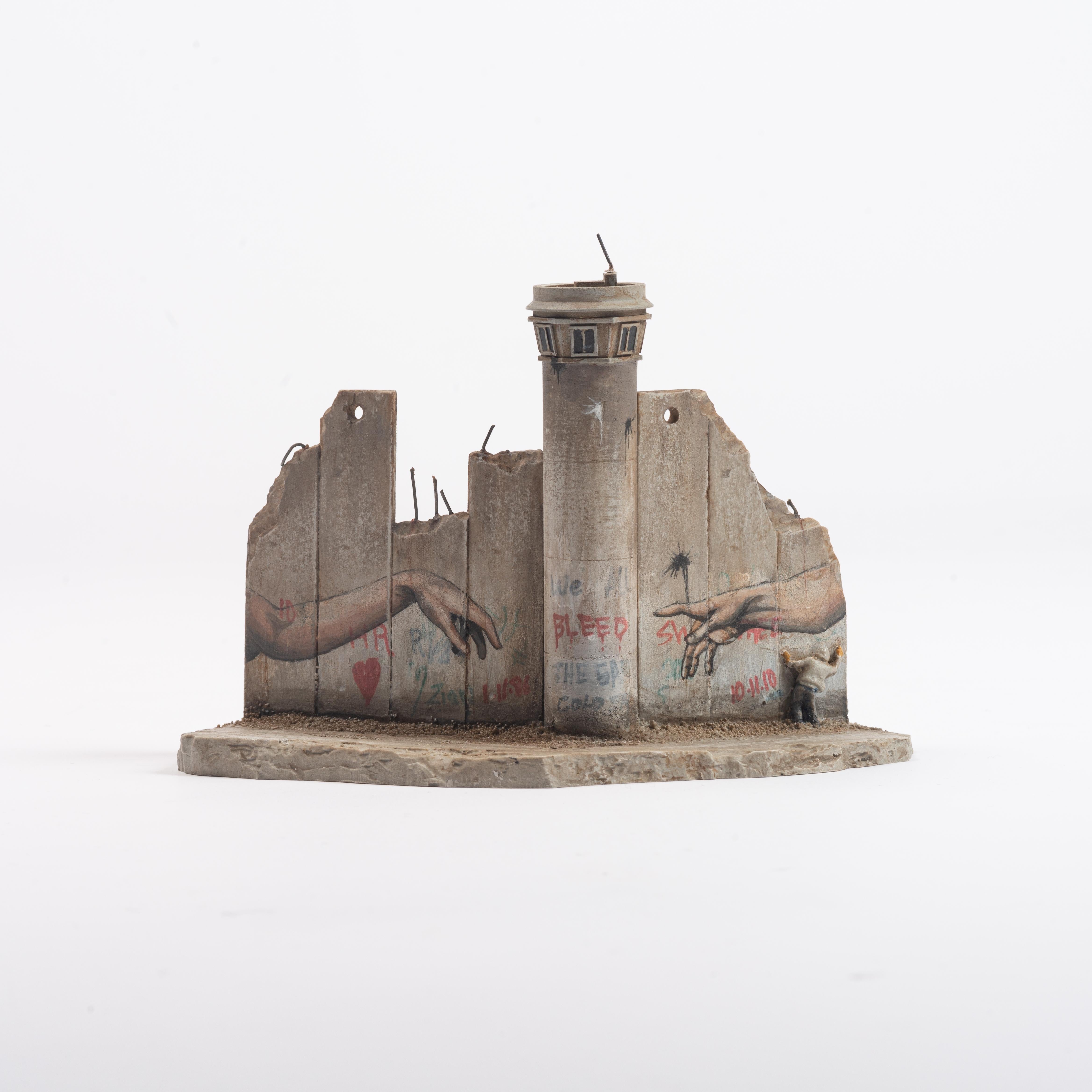 Banksy Figurative Sculpture - Walled Off Hotel - Wall Sculpture (Hands)