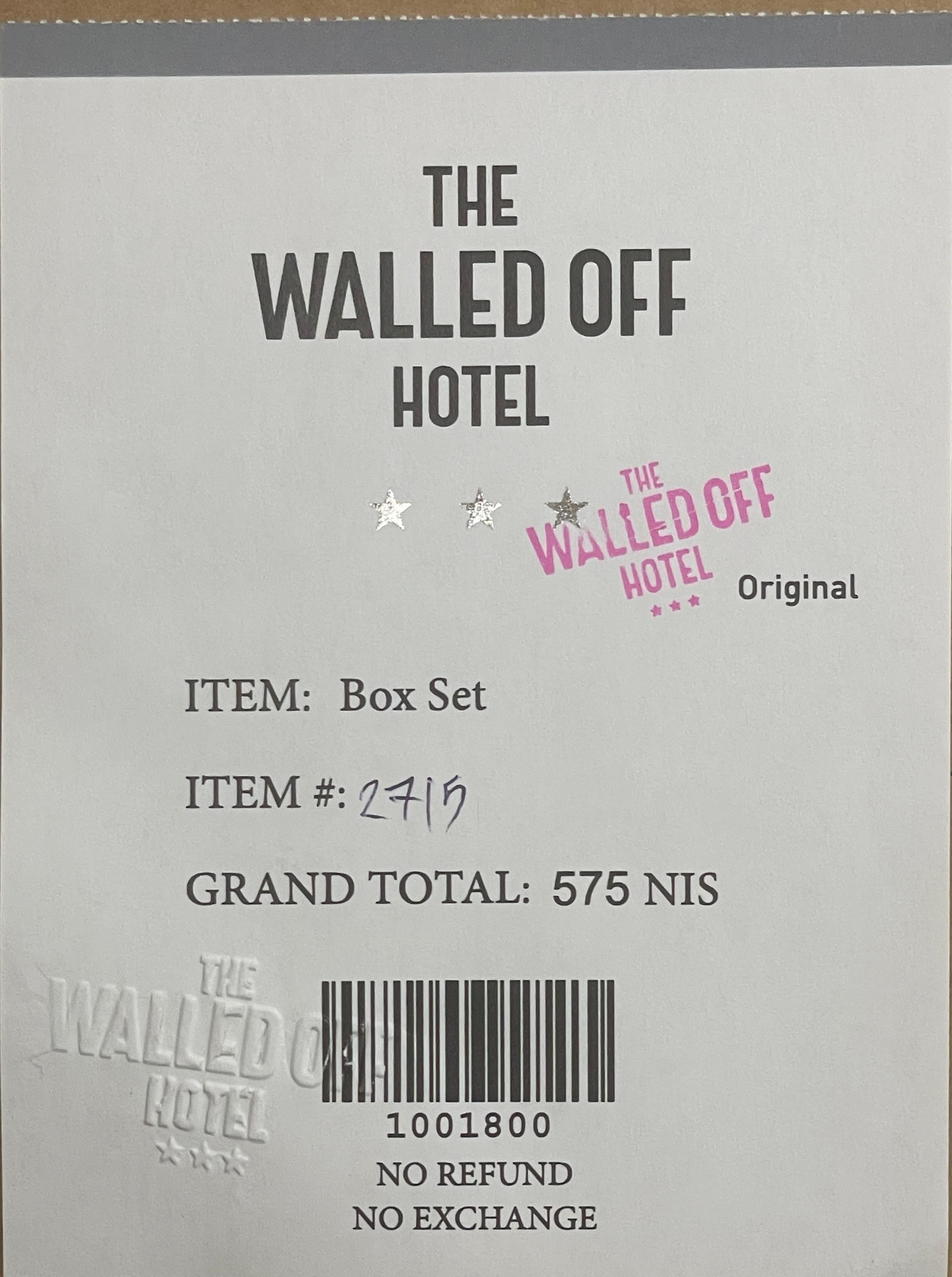 banksy walled off hotel box set