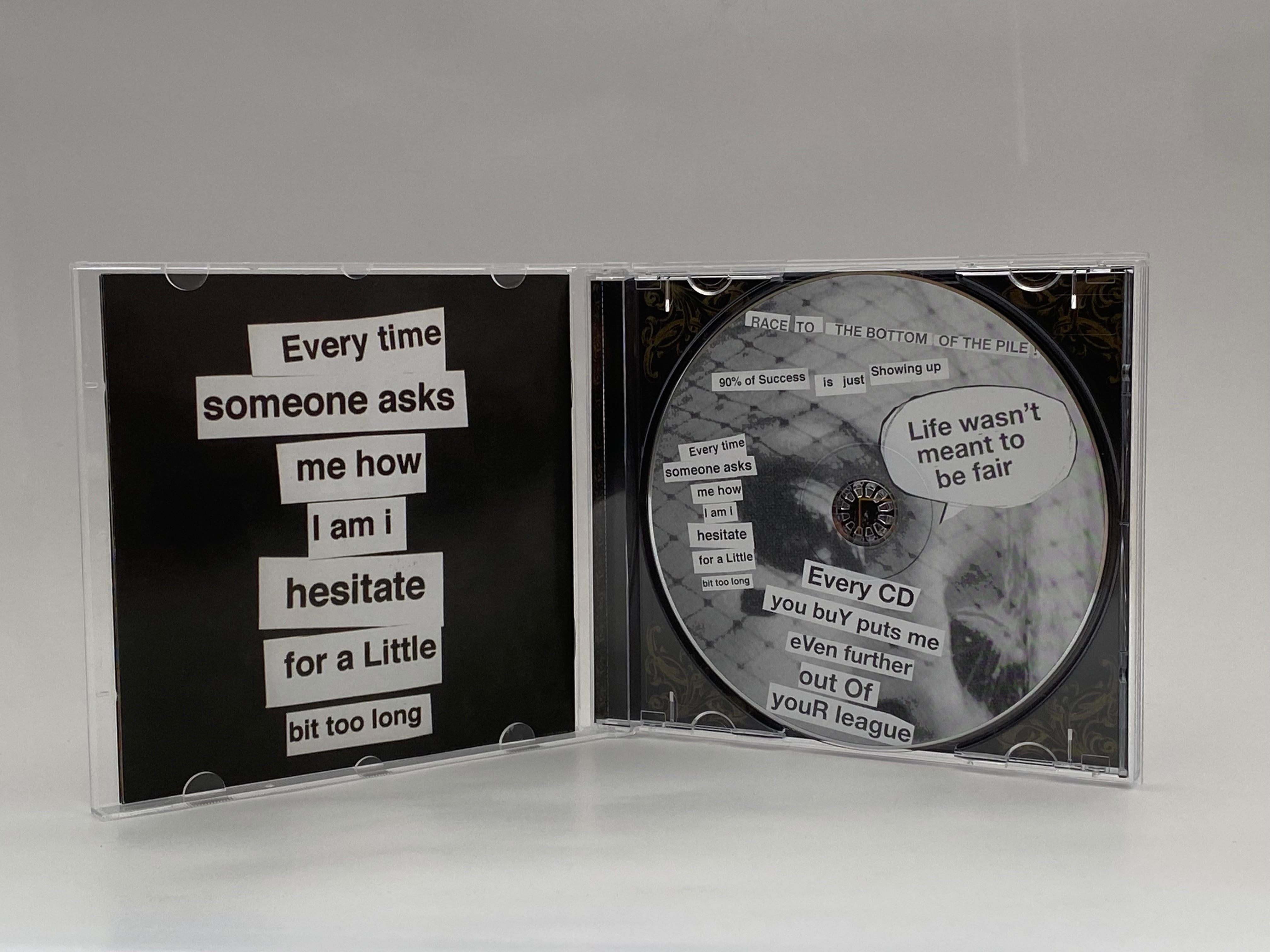 Year: 2006
Edition: 1000
Medium: Compact Disc
Size: 12.0 cm x 14.0 cm x 1.0 cm
Materials: Acrylic and Printed Paper

 
Banksy vs Paris Hilton (Second Pressing), 2006
Authenticity marked with ‘BANKSY001’ on the central section of the CD.

Banksy and