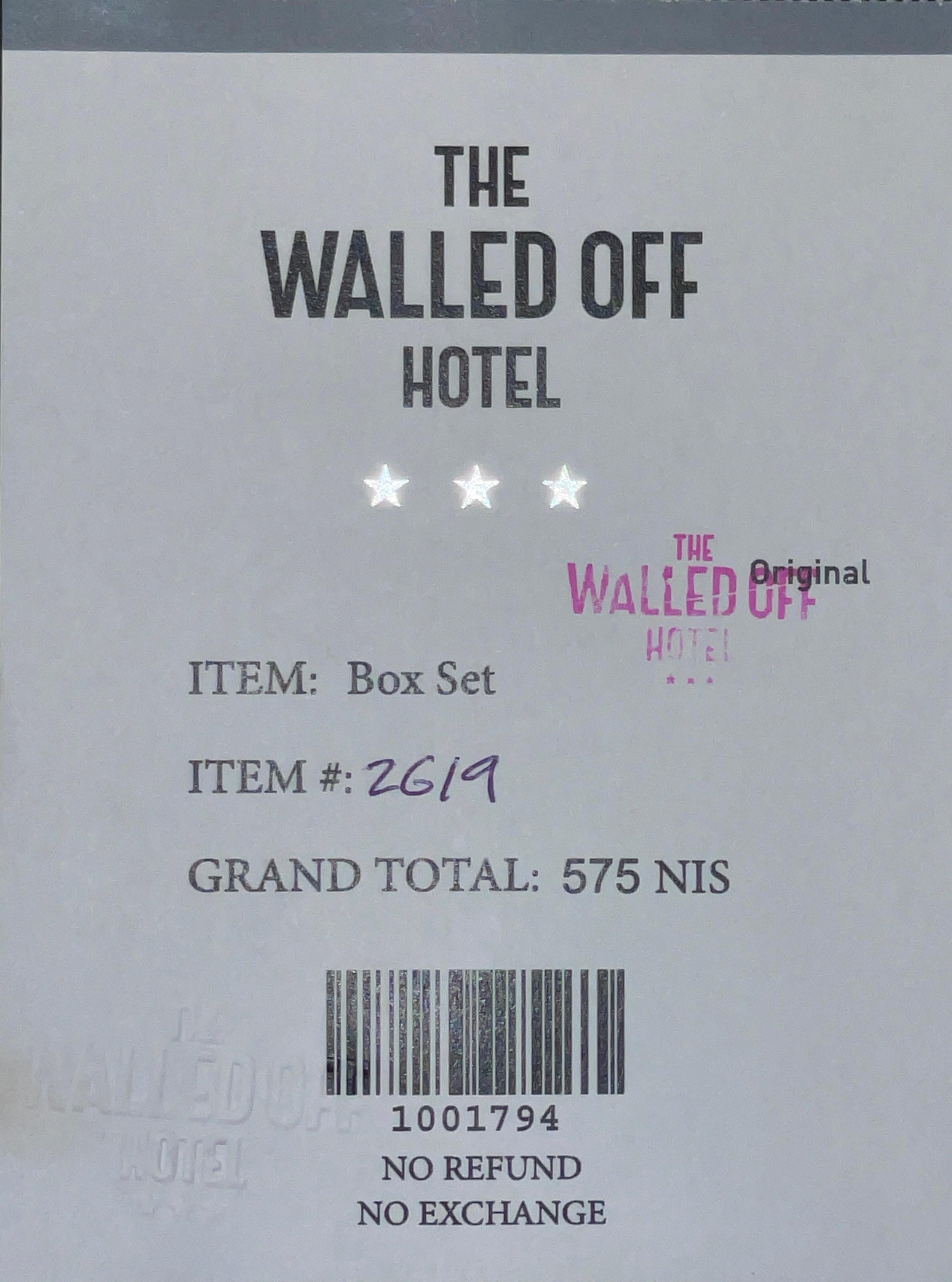 Banksy Wanded Off Hotel Box Set 2019 Schachtel gerahmt mit verschiedenen Farben Einzigartiges WOH im Angebot 2