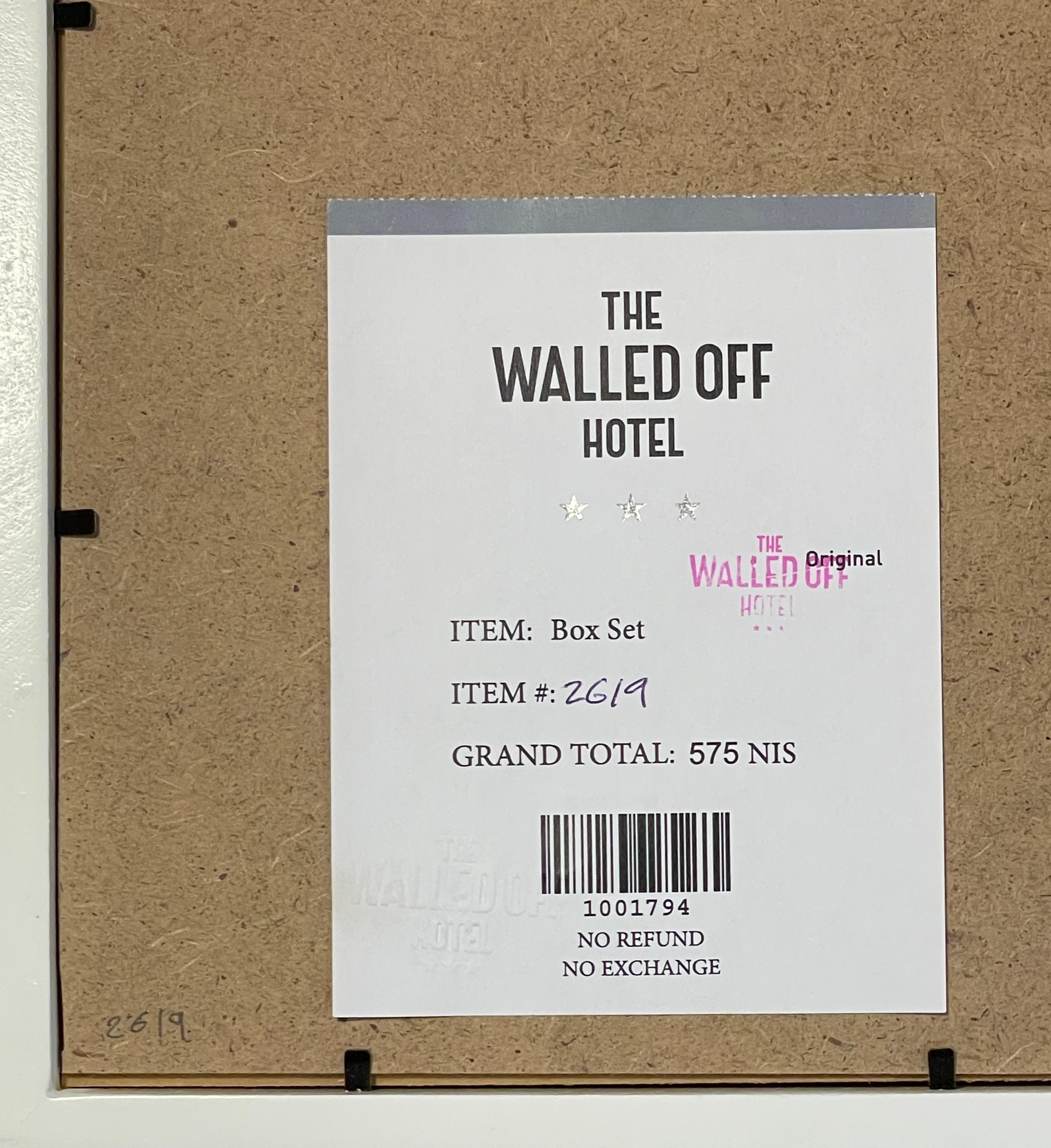 Banksy Walled Off Hotel Box Set 2019 Box Framed With Different Colors Unique WOH For Sale 2