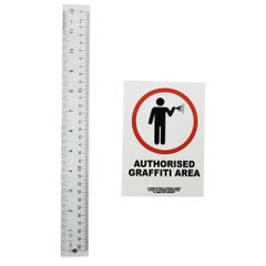 BANKSY Authorised Graffiti Area 016/BNK/5Y Sticker (Framed)