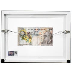 BANKSY Di-Faced Tenner (gerahmt)