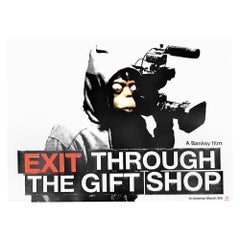 BANKSY Exit Through The Gift Shop ( Affiche de théâtre britannique)